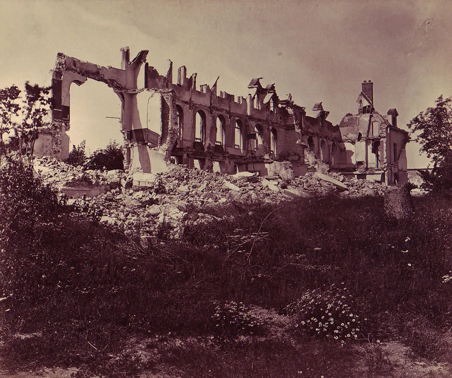 Photo showing: Adolphe Braun (1811-1877), château d'Avron à Rosny-sous-Bois, faussement dénommé "Château de Rosny-sur-Seine". Tiré de: Paris, 1871