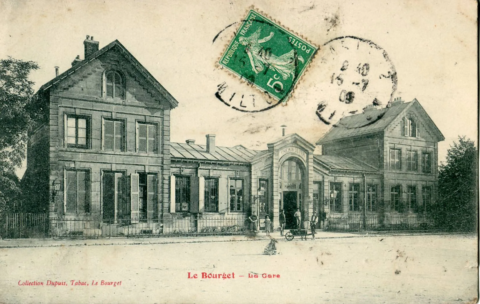 Photo showing: La gare du Bourget (réseau du Nord), au début du XXe siècle
