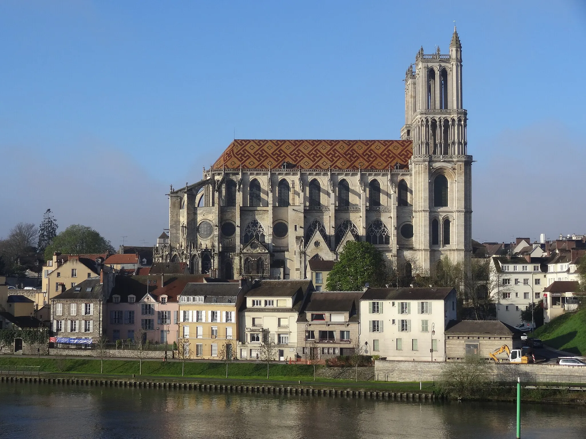 Photo showing: Collégiale Notre-Dame de Mantes-la-Jolie - voir titre.