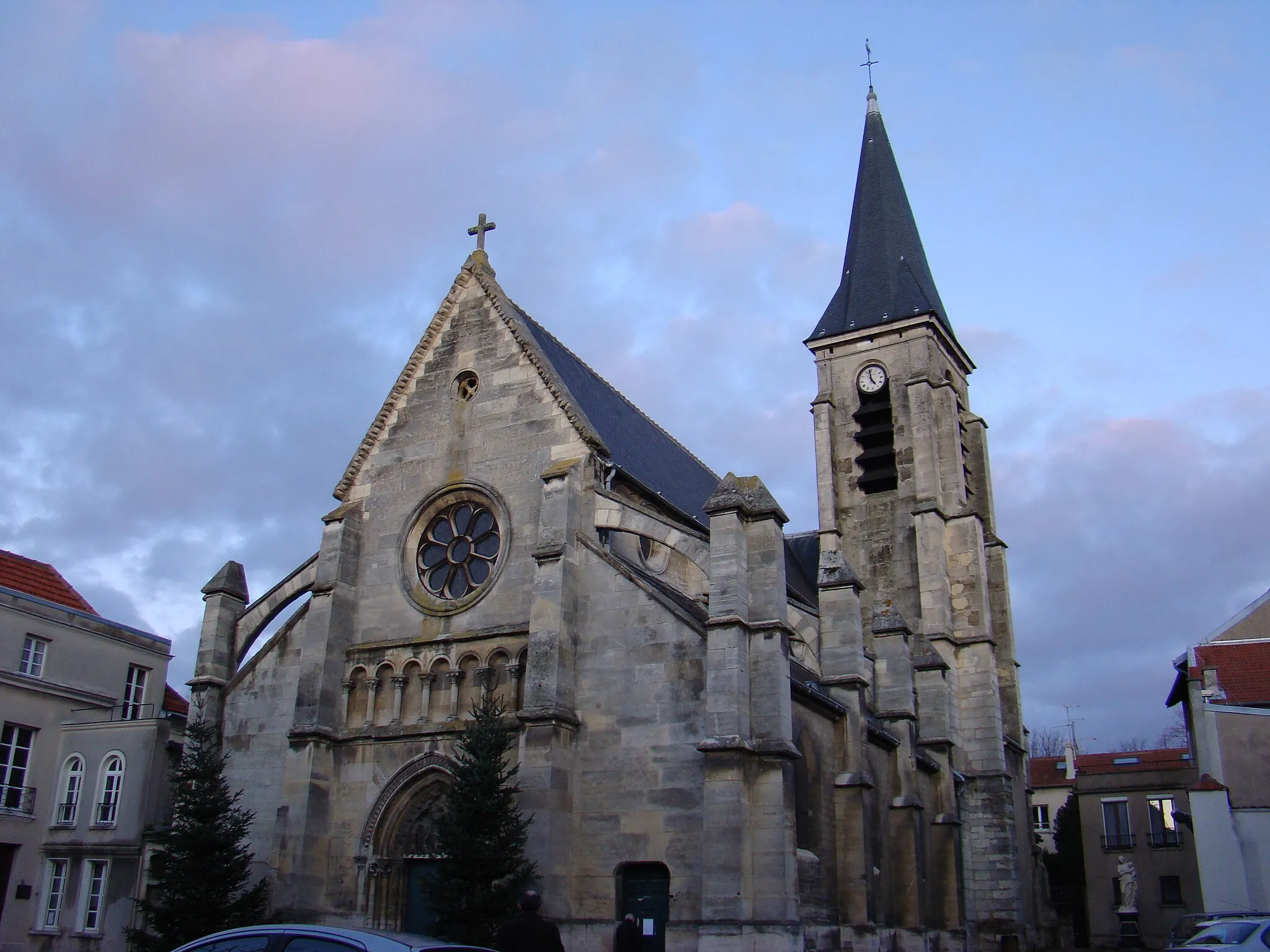 Photo showing: L'église Saint Hermeland de Bagneux