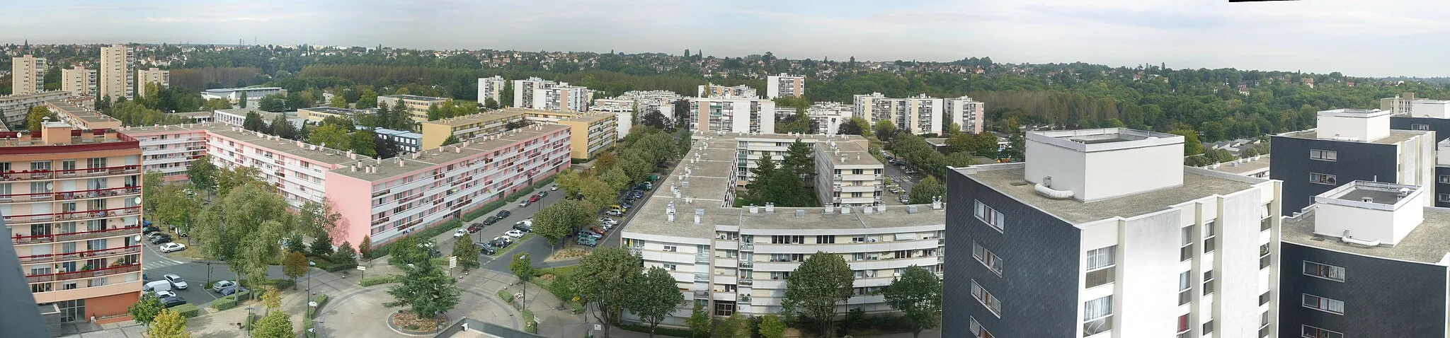Photo showing: Vue panoramique du quartier des Cinéastes Epinay sous Senart