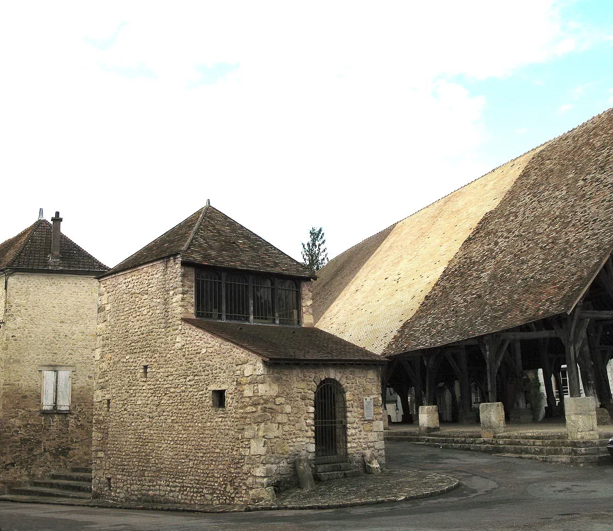 Photo showing: Méréville_(Essonne)_quartier de la halle