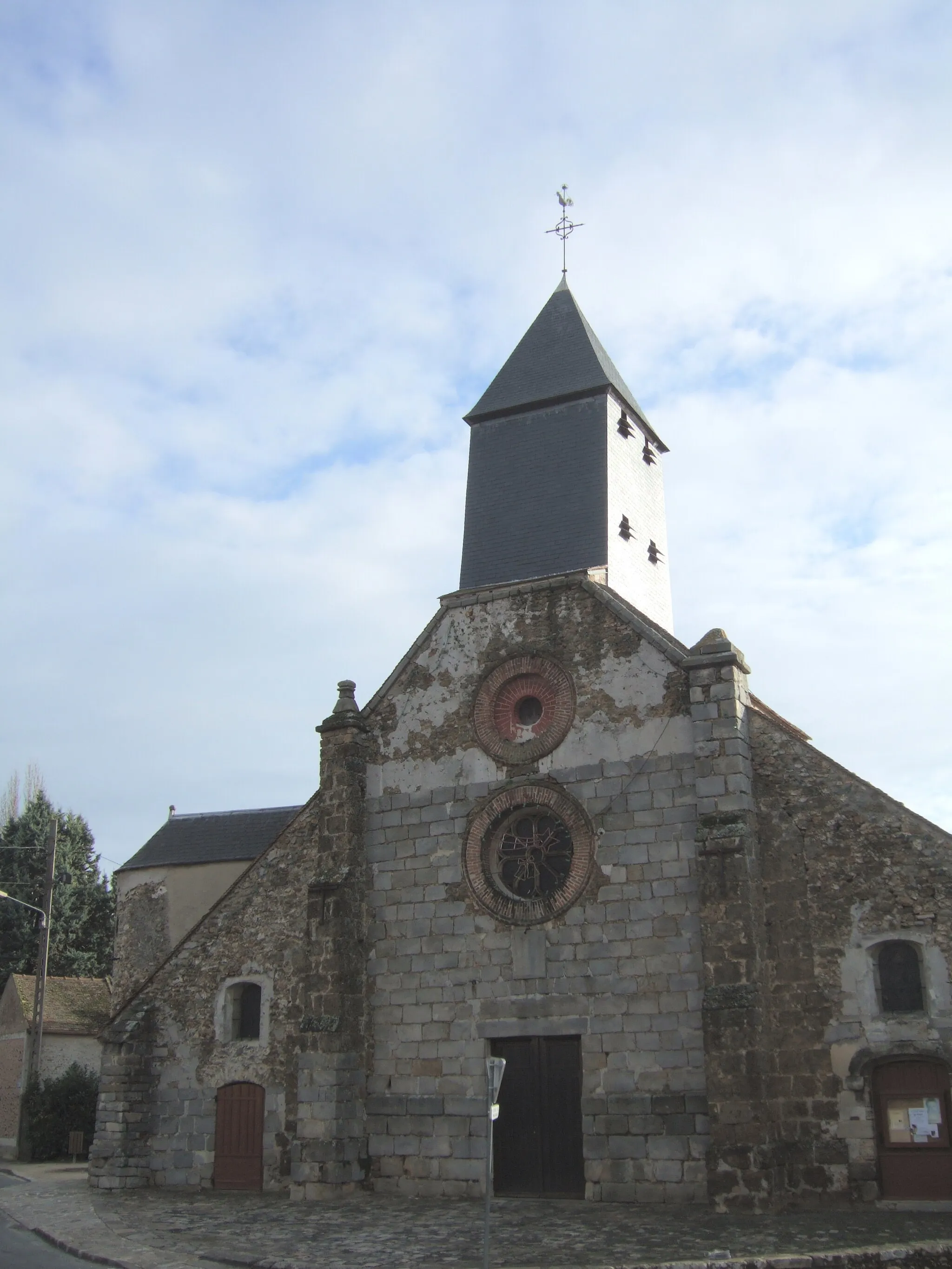 Photo showing: Saint Jean Baptiste Church. Leuville-sur-Orge. France