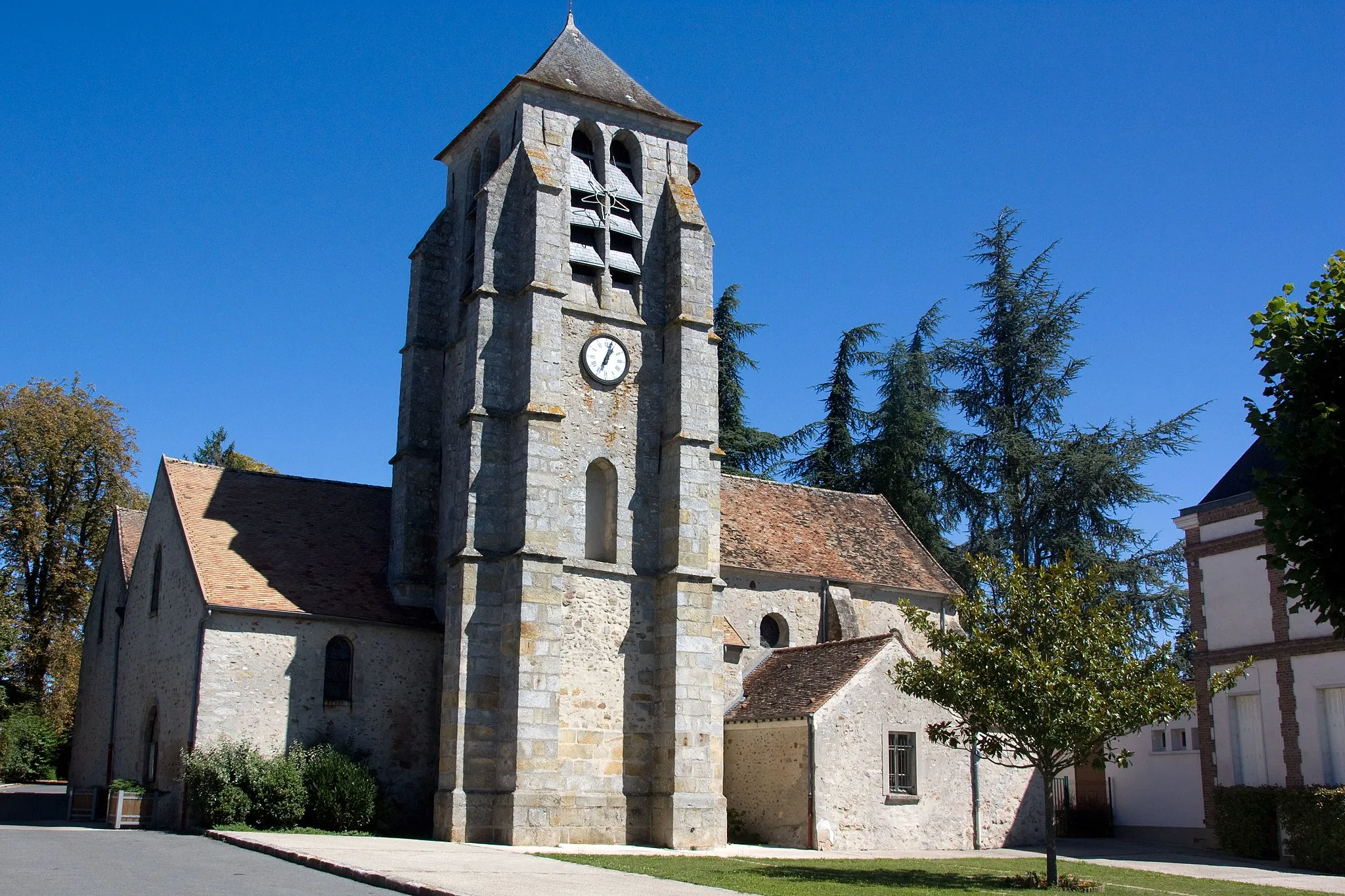 Photo showing: Église Saint-Corneille d Chartrettes, Seine-et-Marne, France