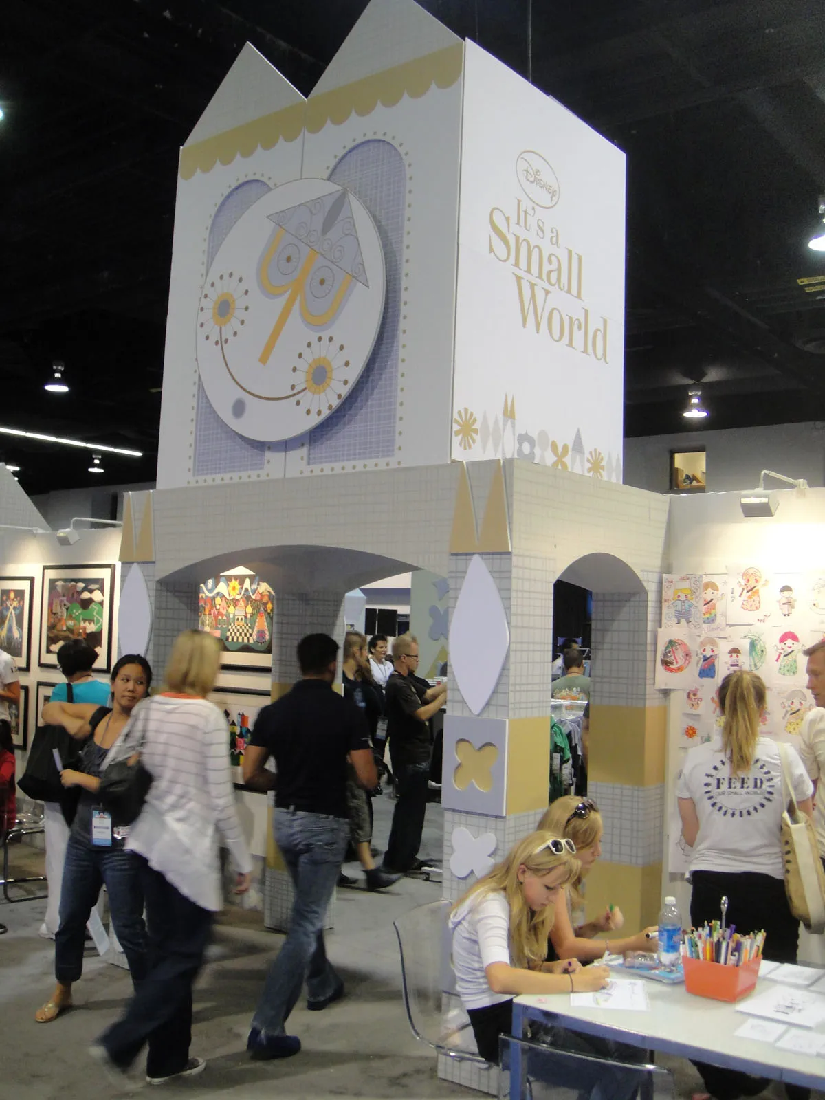 Photo showing: D23 Expo 2011 - It's a Small World fashion booth