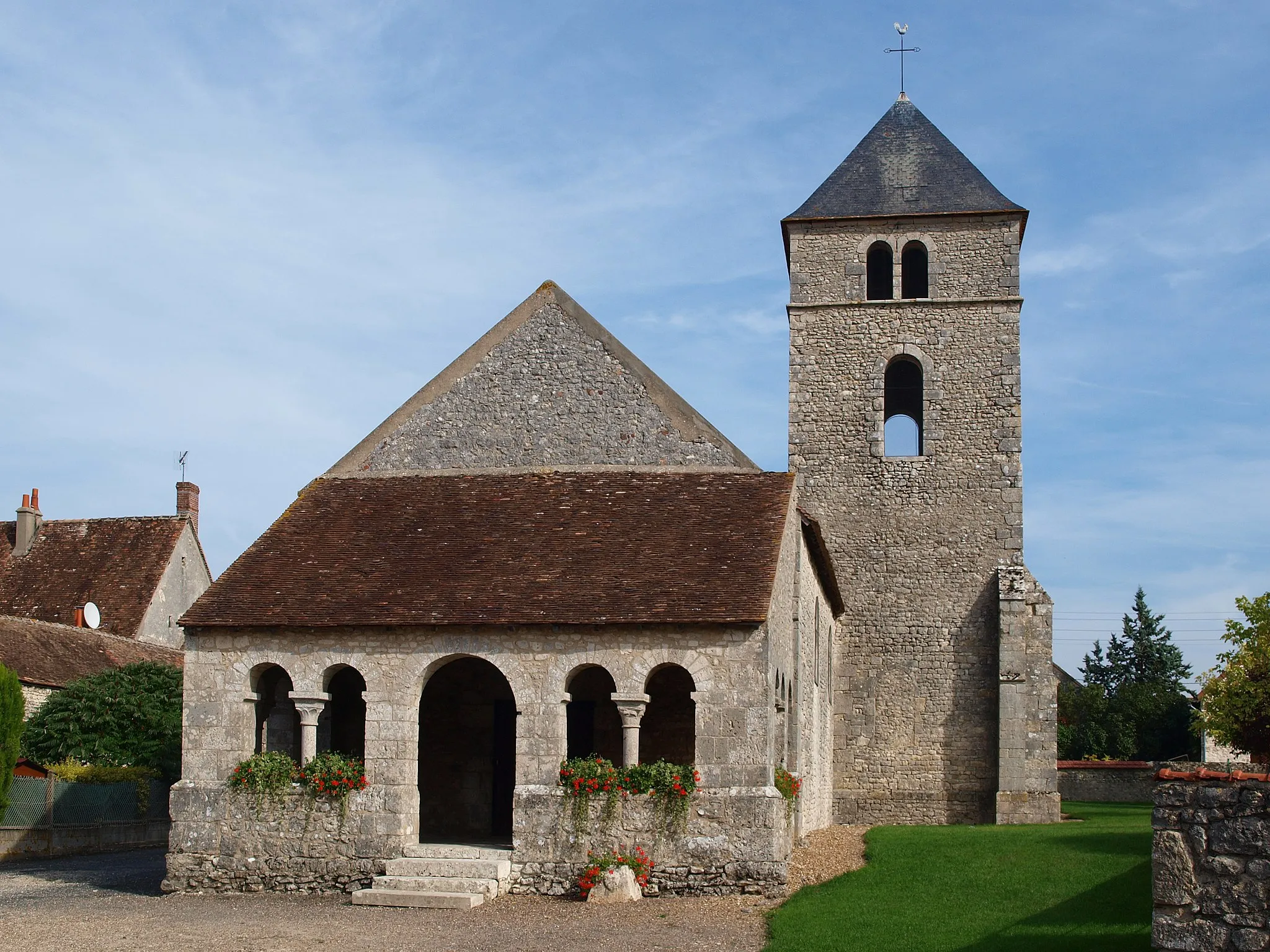 Photo showing: Préfontaines (Loiret, France) ; église