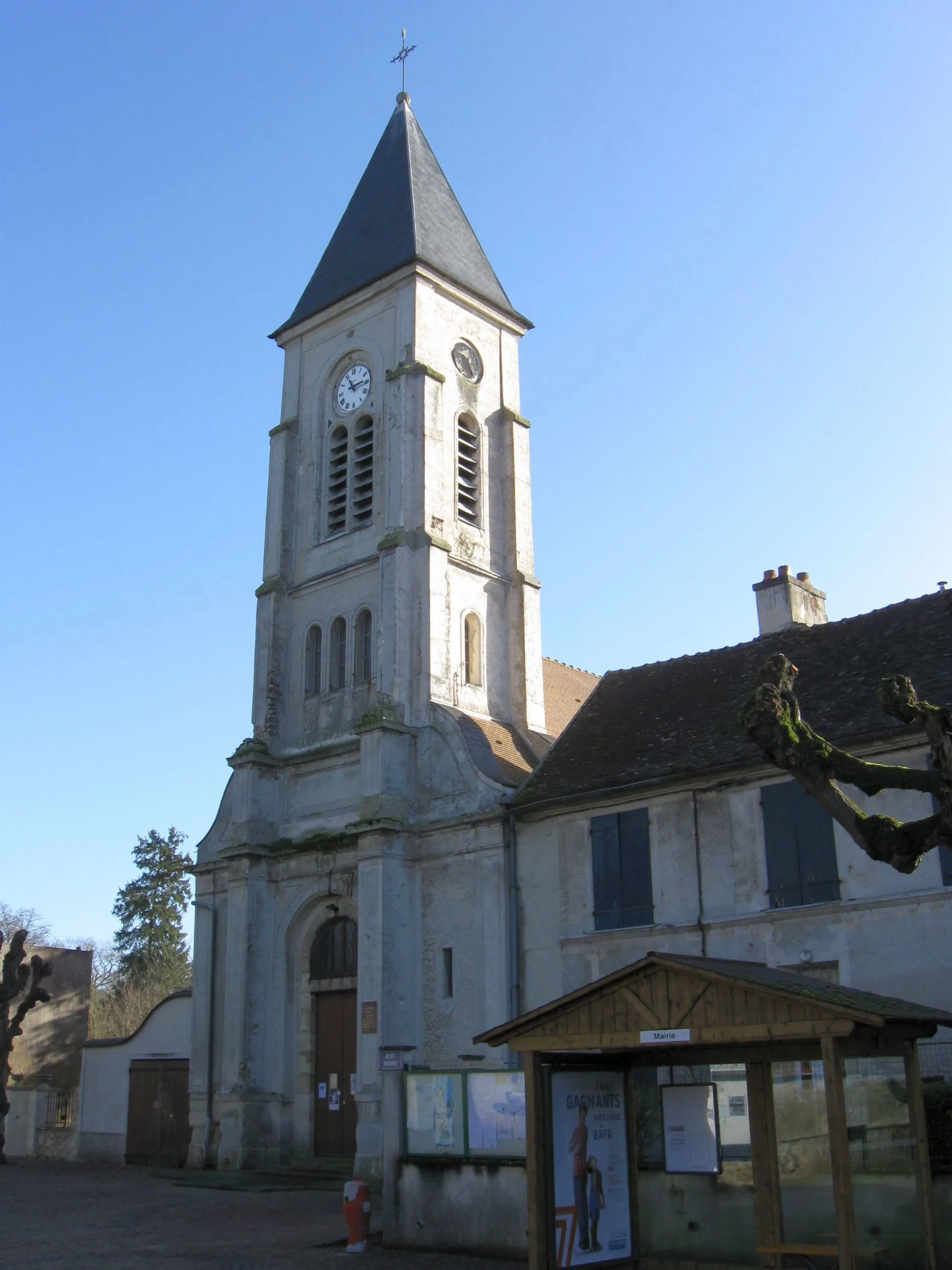 Photo showing: Église Saint-Barthélemy de Germigny-l'Évêque. (Seine-et-Marne, région Île-de-France).