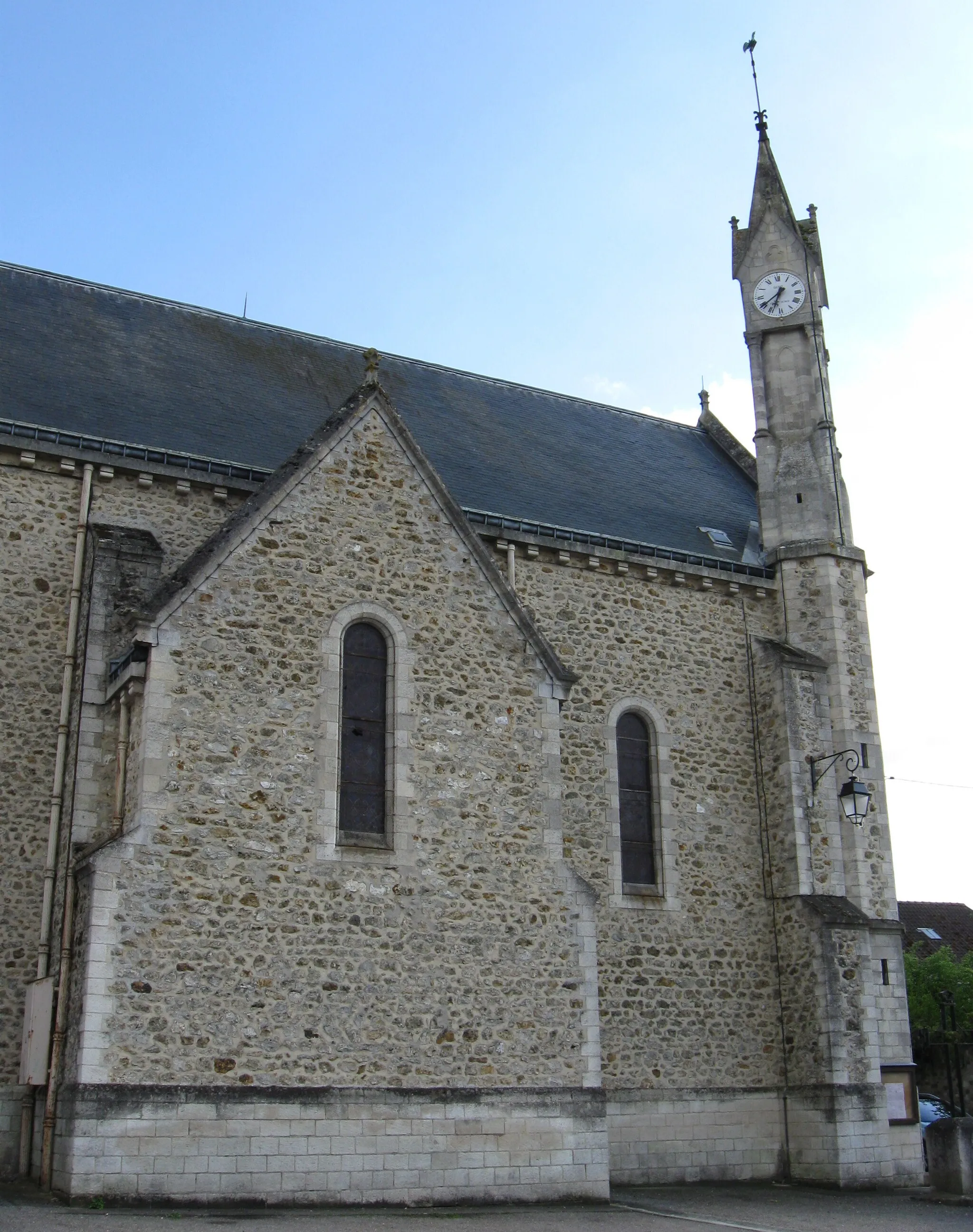 Photo showing: Église Saint-Étienne. (Ocquerre, département de la Seine-et-Marne, région Île-de-France).