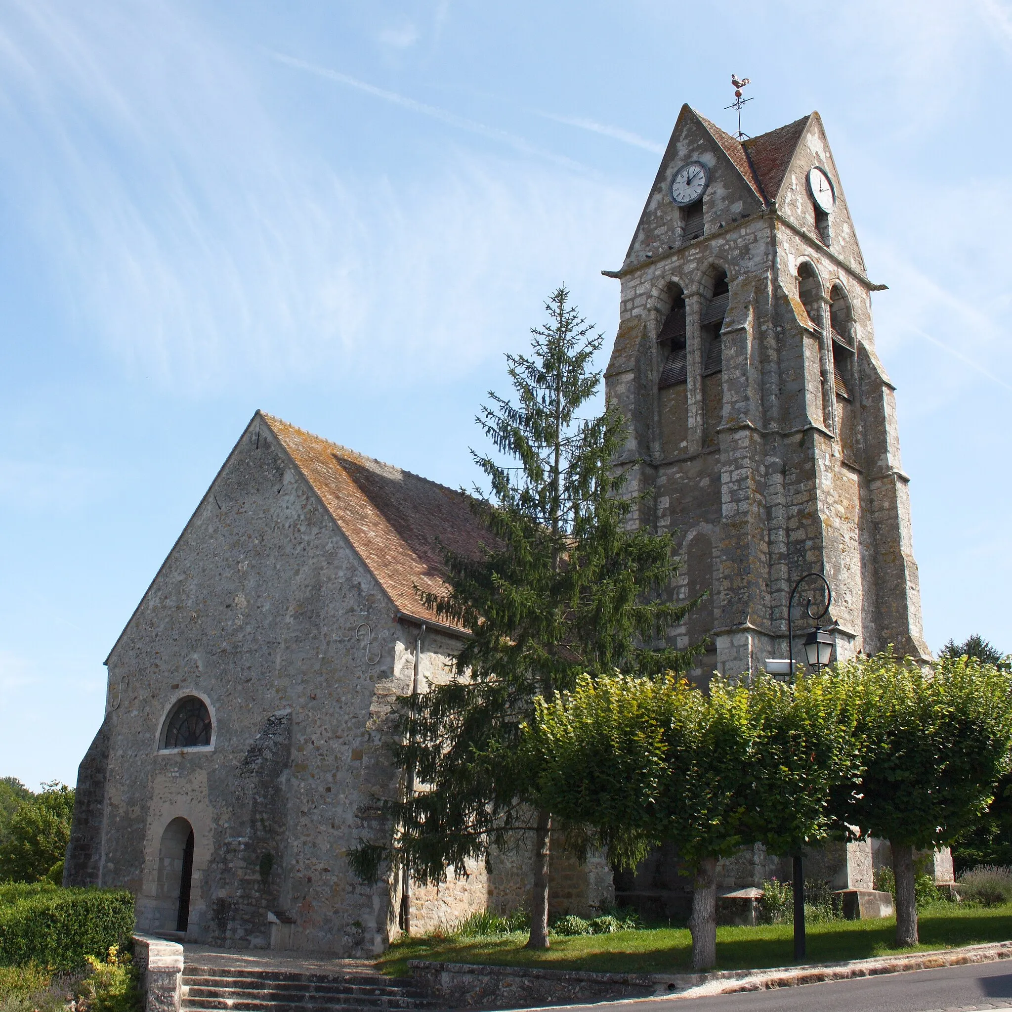 Photo showing: katholische Pfarrkirche St. Martin in Fontaine-le-Port im Département Seine-et-Marne (Île-de-France)