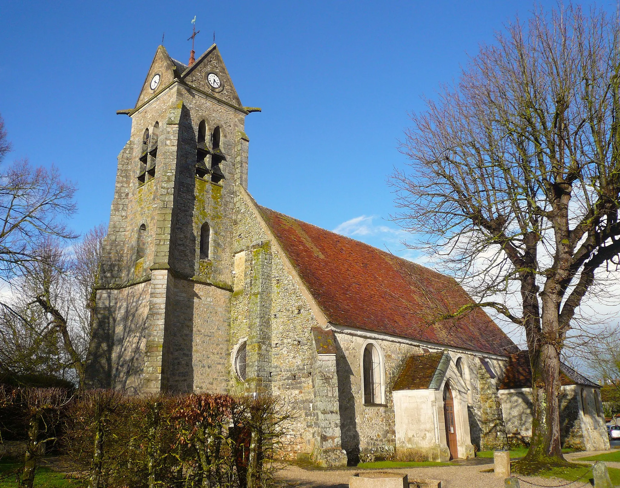 Photo showing: Église Saint-Germain de Sivry-Courtry en Seine-et-Marne.