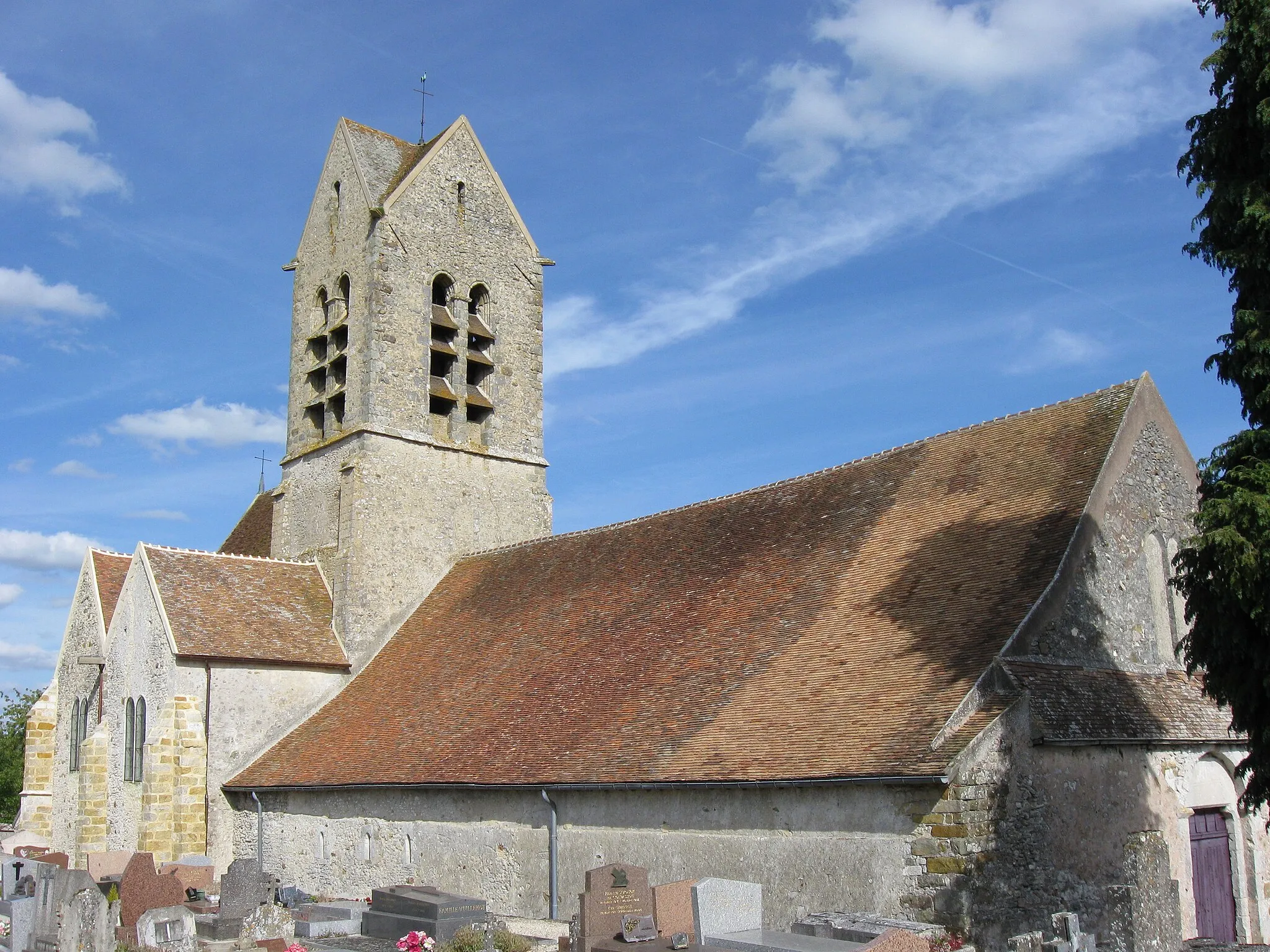 Photo showing: L'église Saint-Martin de Mons-en-Montois. (Seine-et-Marne, région Île-de-France).