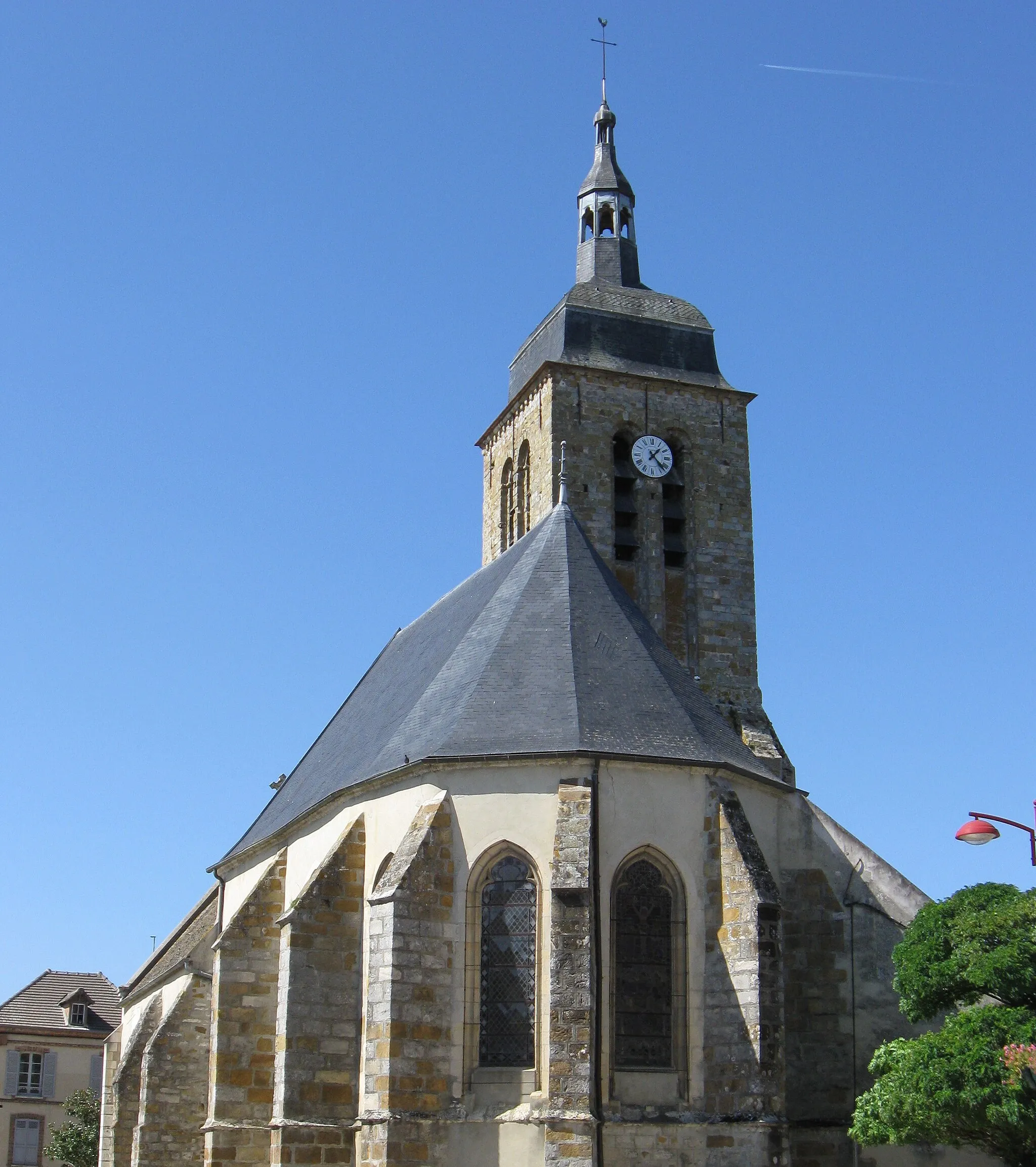 Photo showing: Église Sainte-Geneviève de Montigny-Lencoup. (Seine-et-Marne, région Île-de-France).