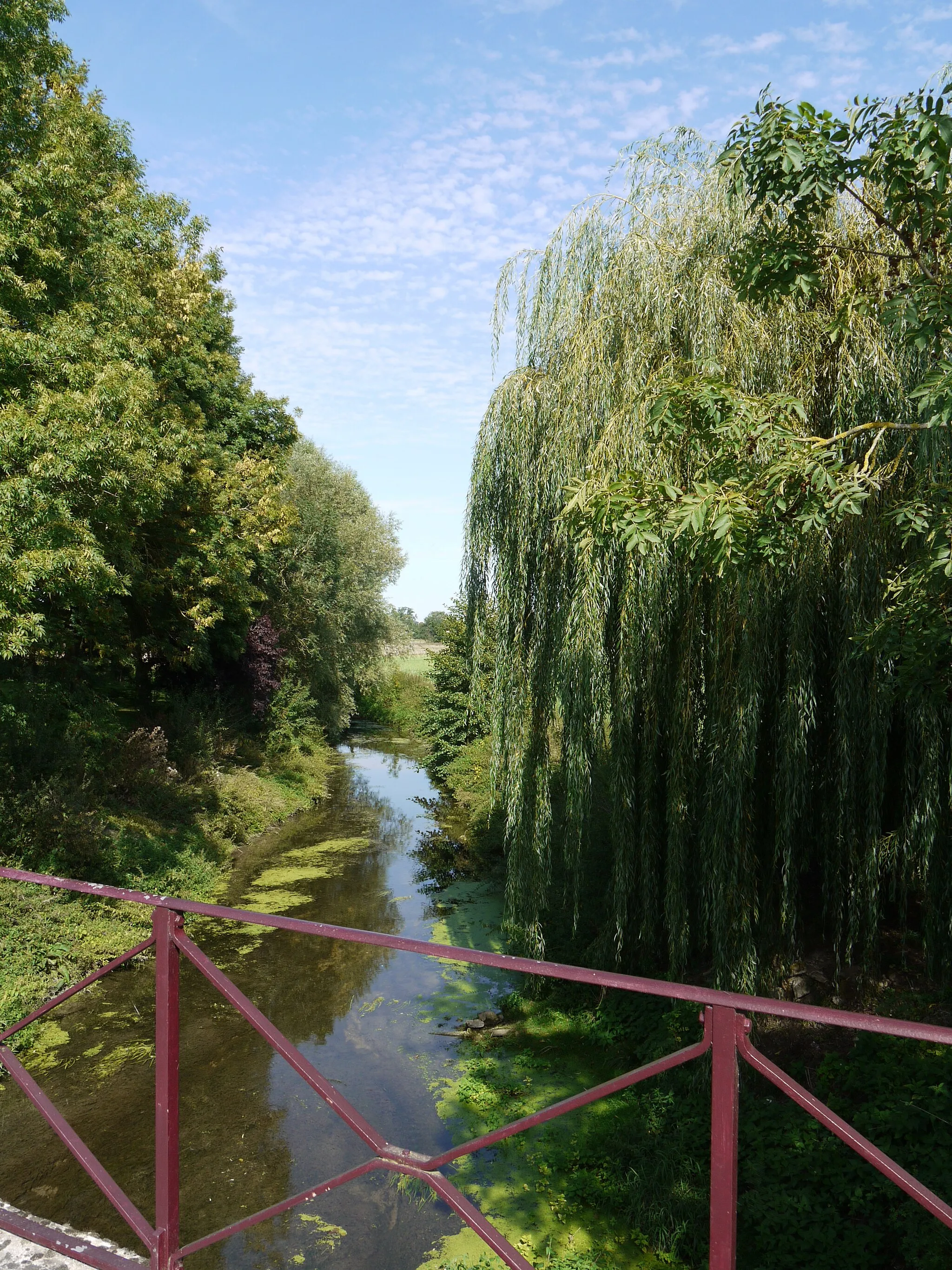 Photo showing: Yerres river in Bernay-Vilbert, Seine et Marne, Ile de France