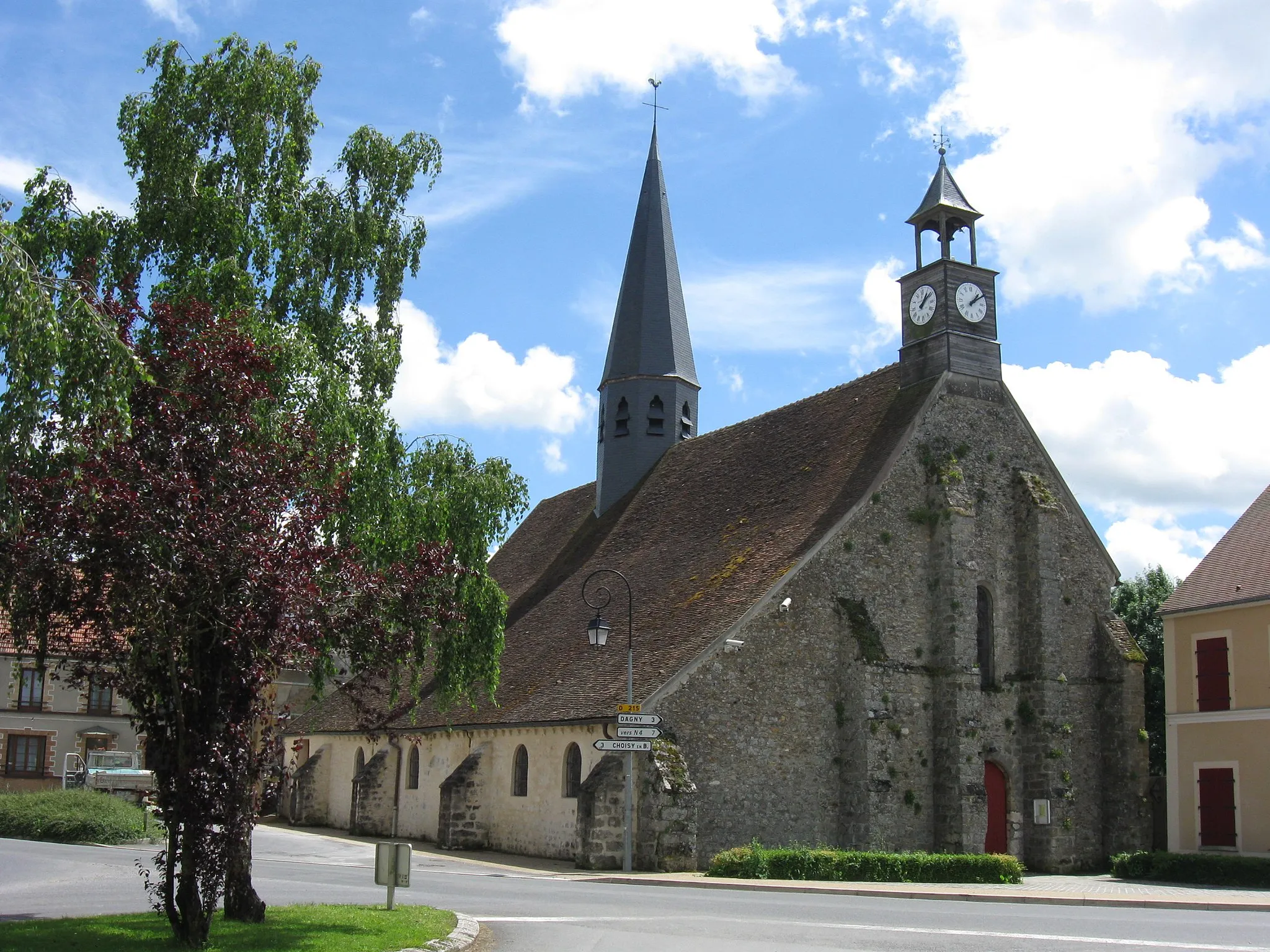 Photo showing: Église Saint-Thibault de Chevru. (Seine-et-Marne, région Île-de-France).
