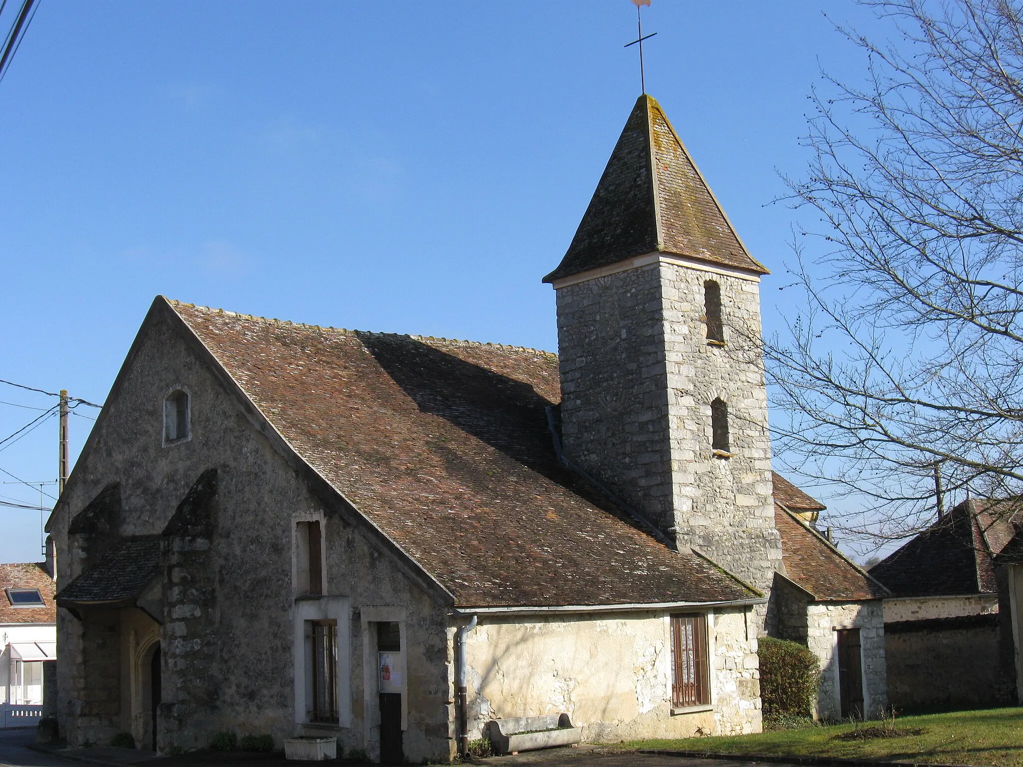 Photo showing: Église Sainte-Barbe de Noisy-Rudignon. (Seine-et-Marne, région Île-de-France).