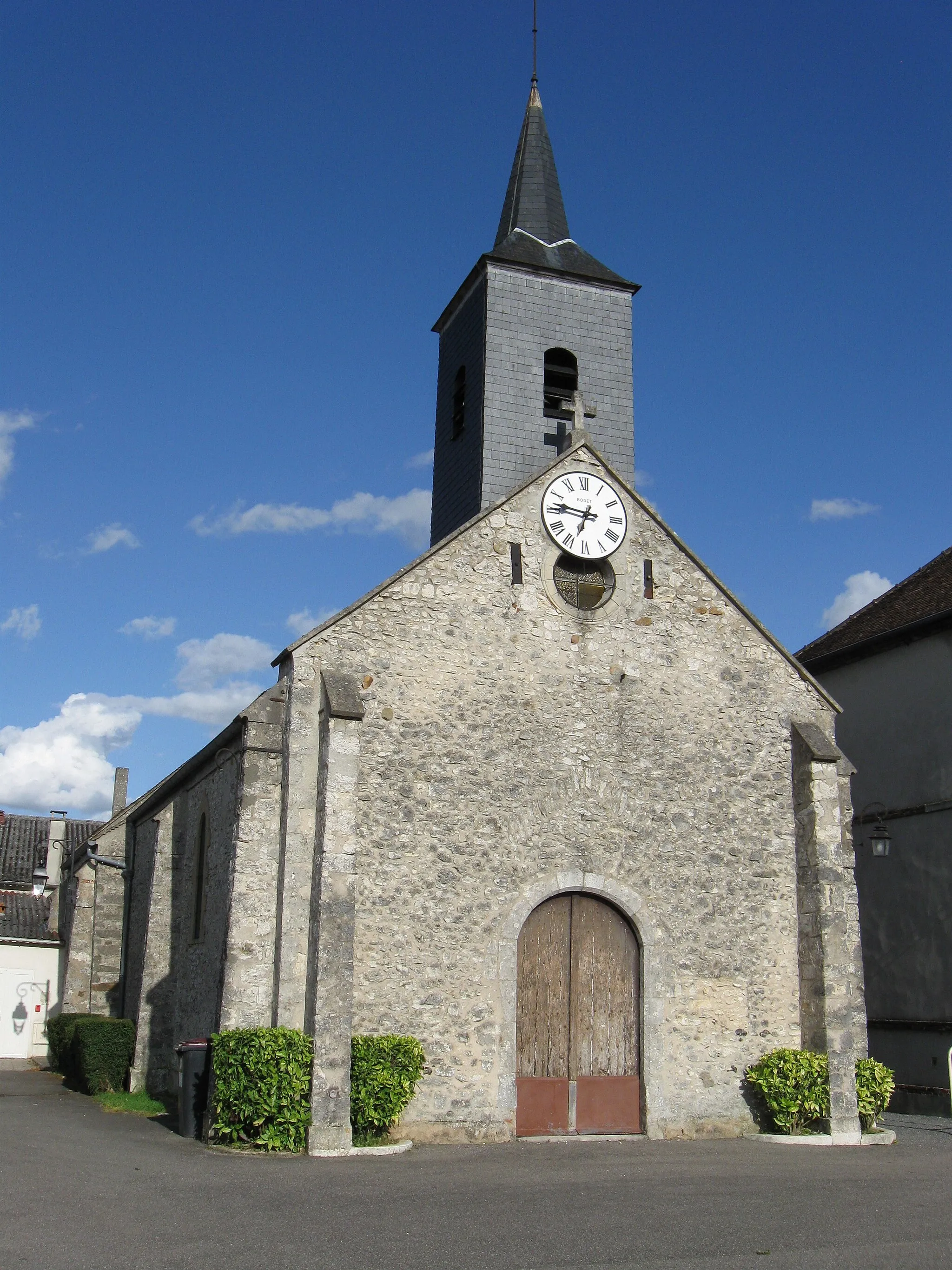 Photo showing: Église Saint-Hubert-et-Saint-Roch de Jutigny. (département de la Seine et Marne, région Île-de-France).