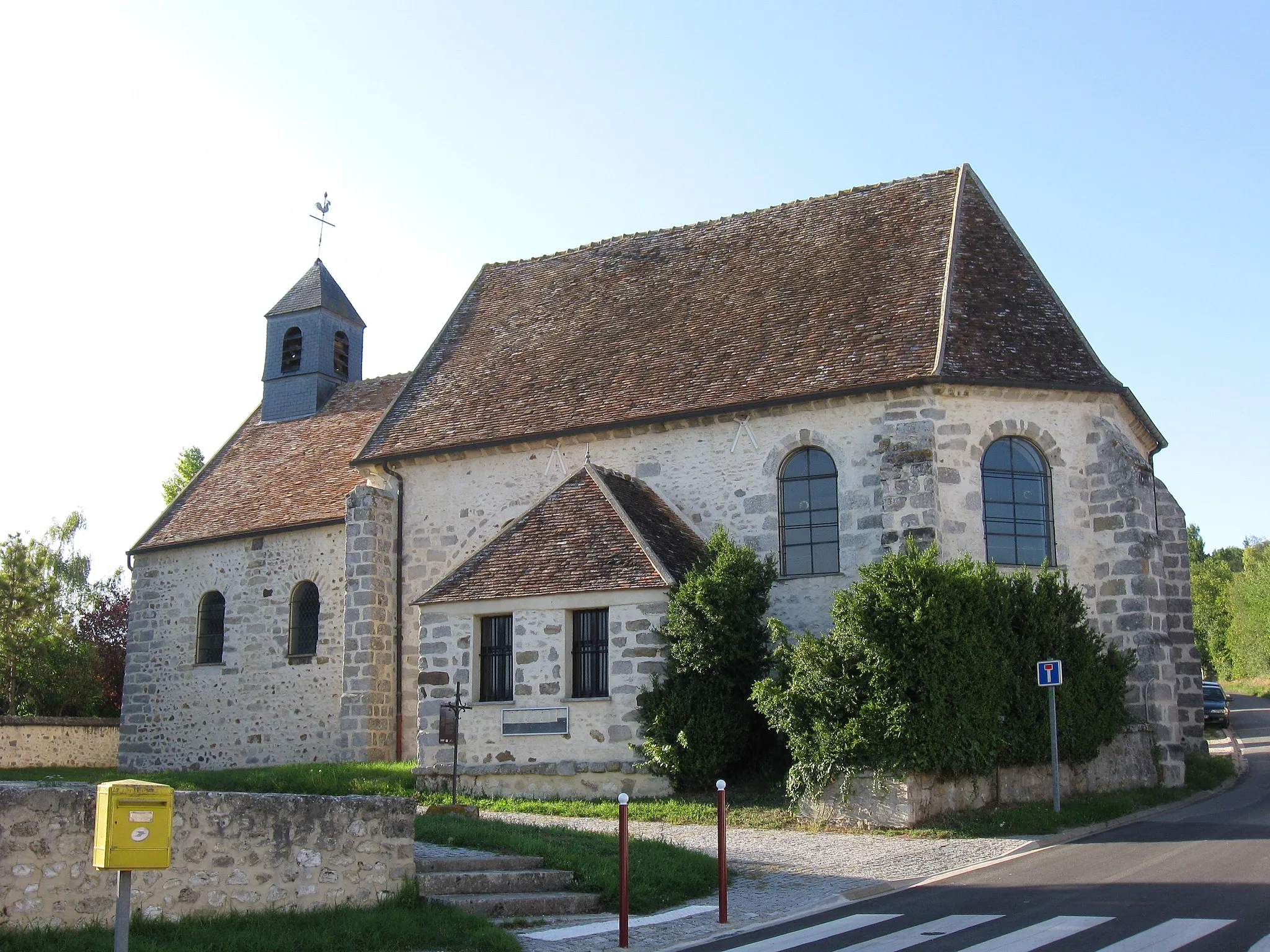 Photo showing: Église Saint-Martin de Courcelles-en-Bassée. (Seine-et-Marne, région Île-de-France).