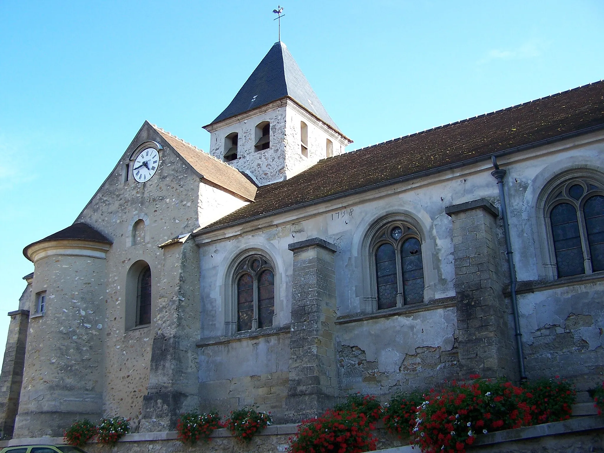 Photo showing: Église d'Évecquemont (Yvelines, France)