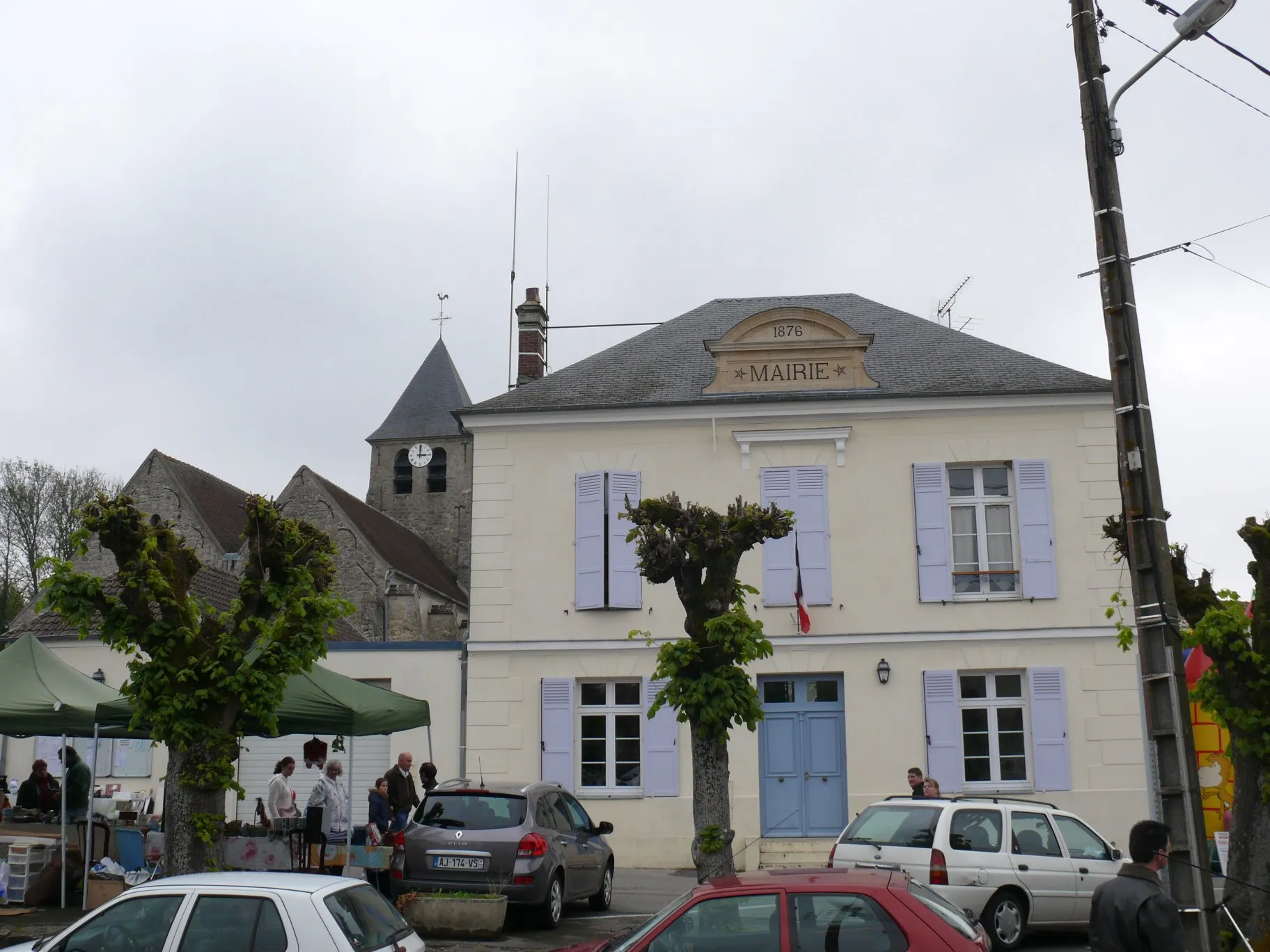 Photo showing: The town hall of Brégy (Oise, Picardie, France).