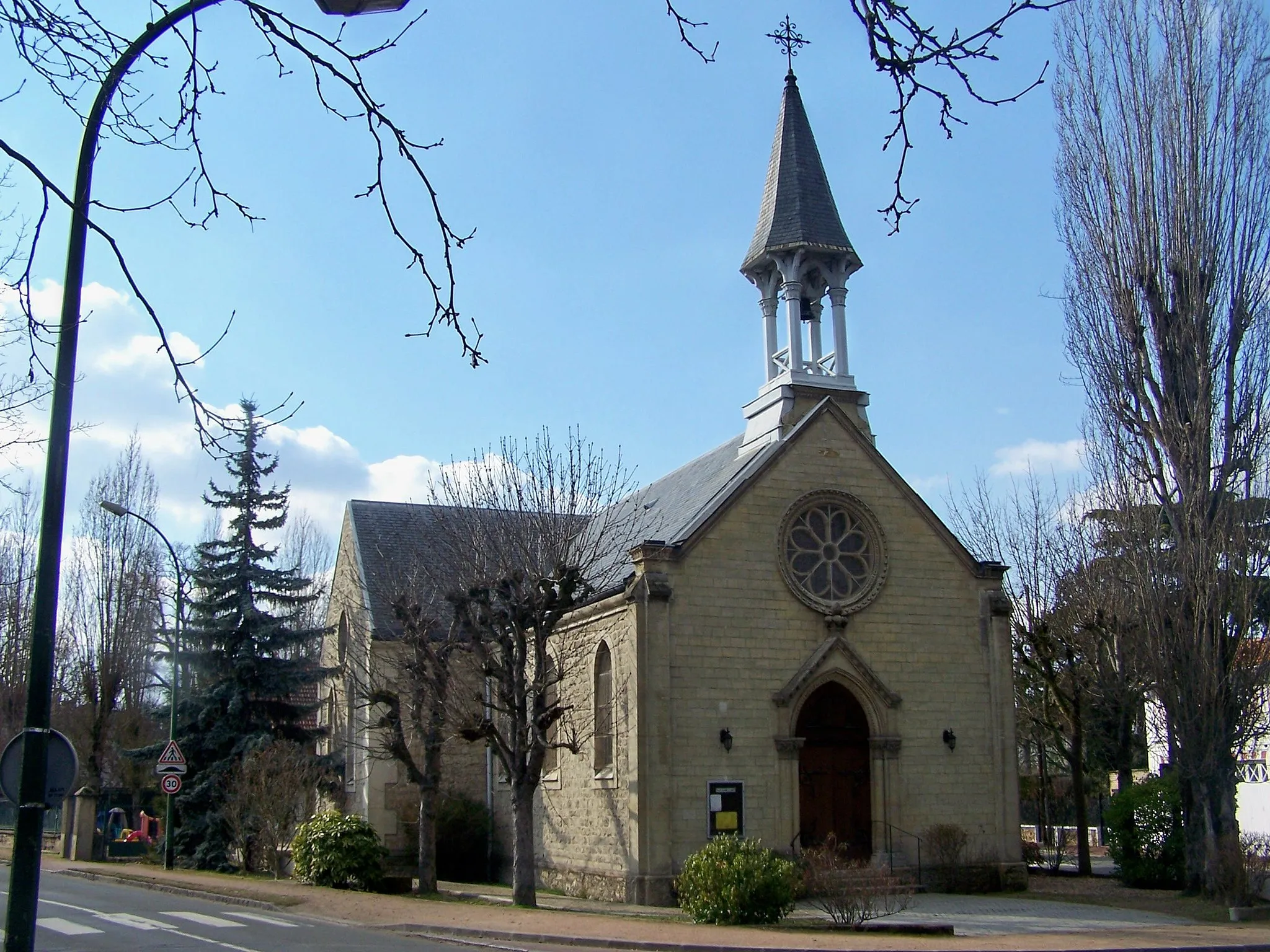 Photo showing: Temple protestant au Vésinet, Yvelines, France