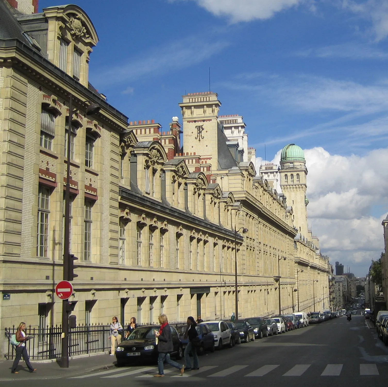 Photo showing: Rue Saint-Jacques and the Sorbonne in Paris