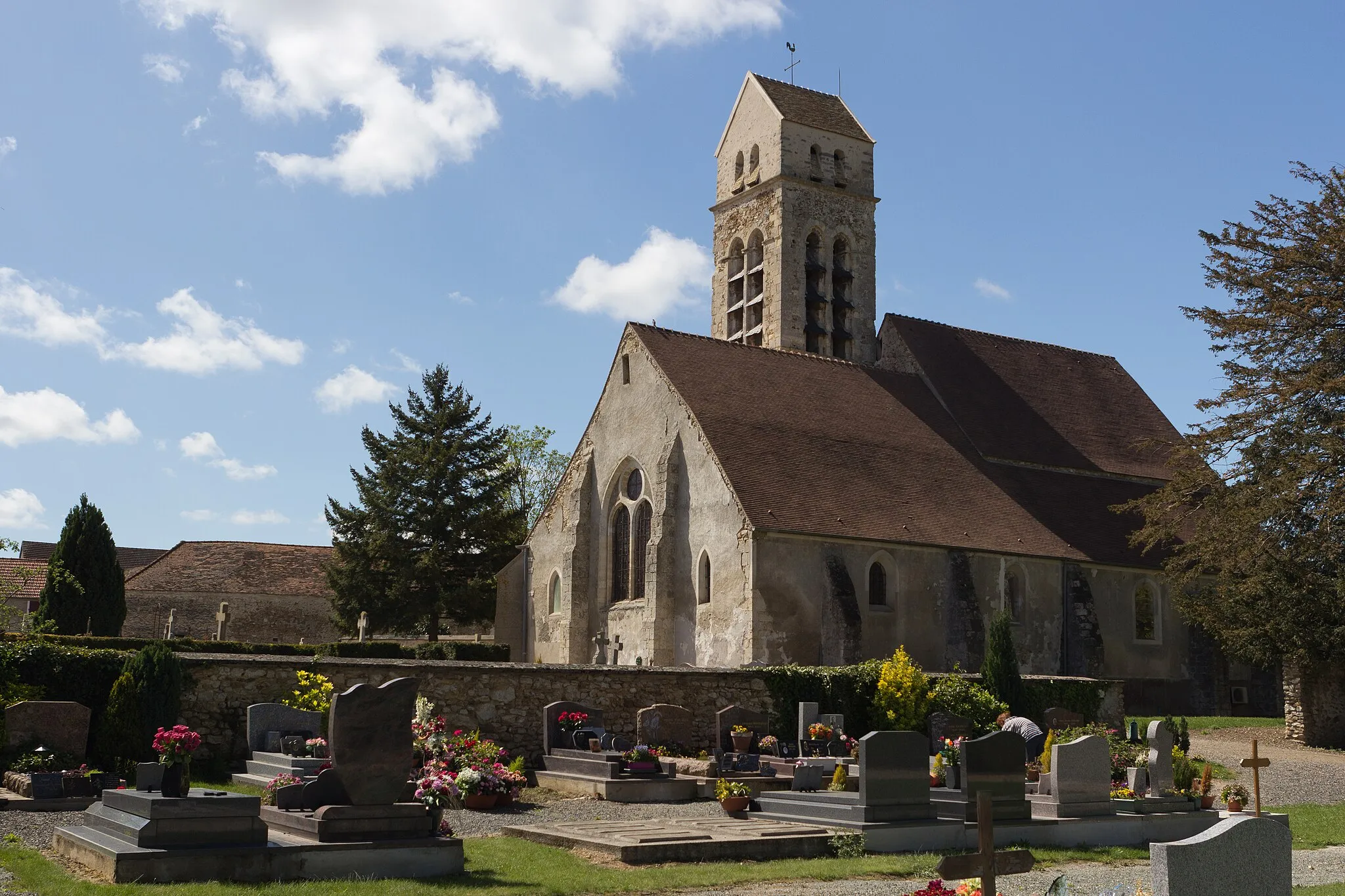 Photo showing: Église de Fontenay-le-Vicomte, Fontenay-le-Vicomte, département de l'Essonne, France