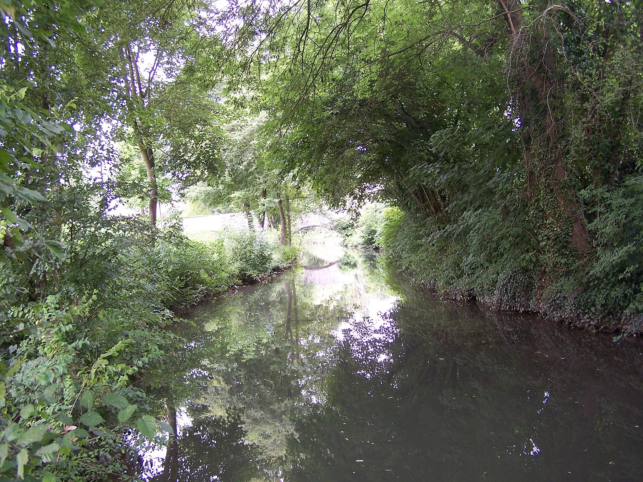 Photo showing: The Vaucouleurs river in Auffreville-Brasseuil (Yvelines, France)