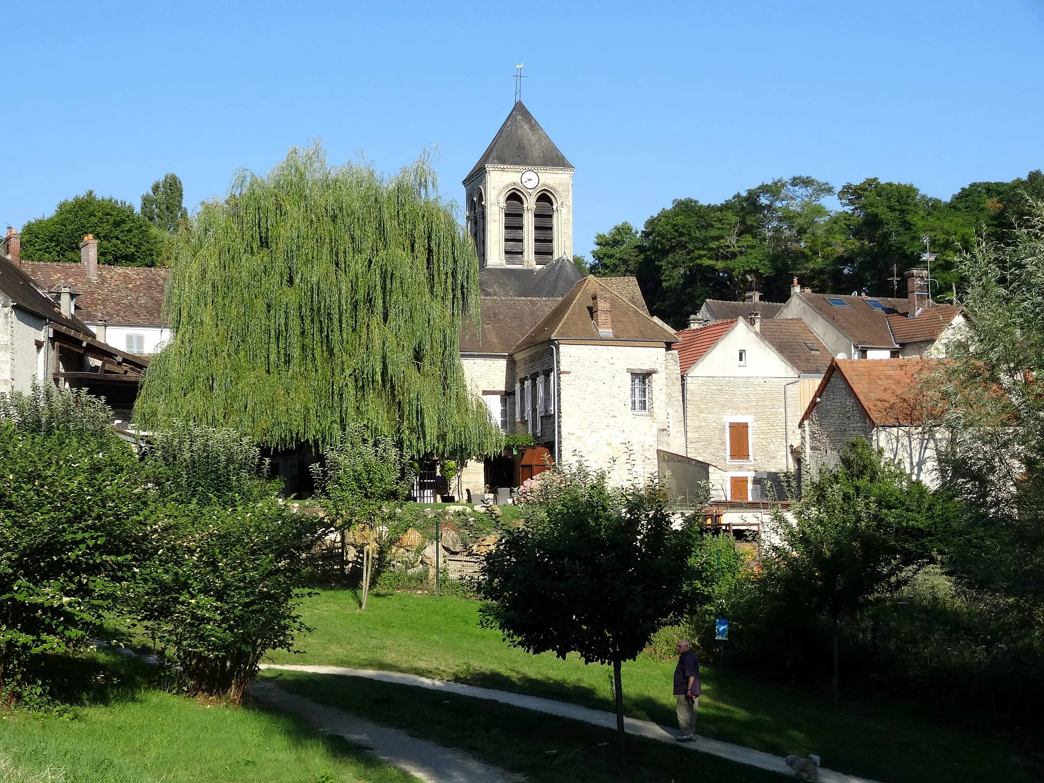 Photo showing: Église Saint-Séverin d'Oinville-sur-Montcient - voir titre.