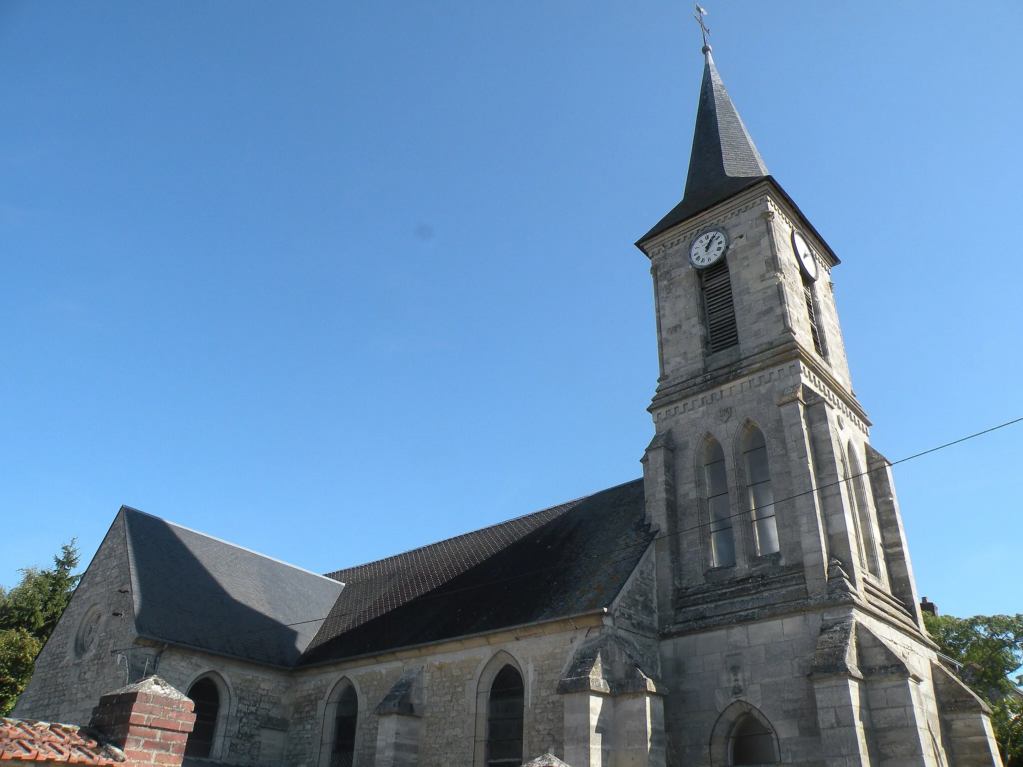 Photo showing: Eglise Saint Laurent de Monneville