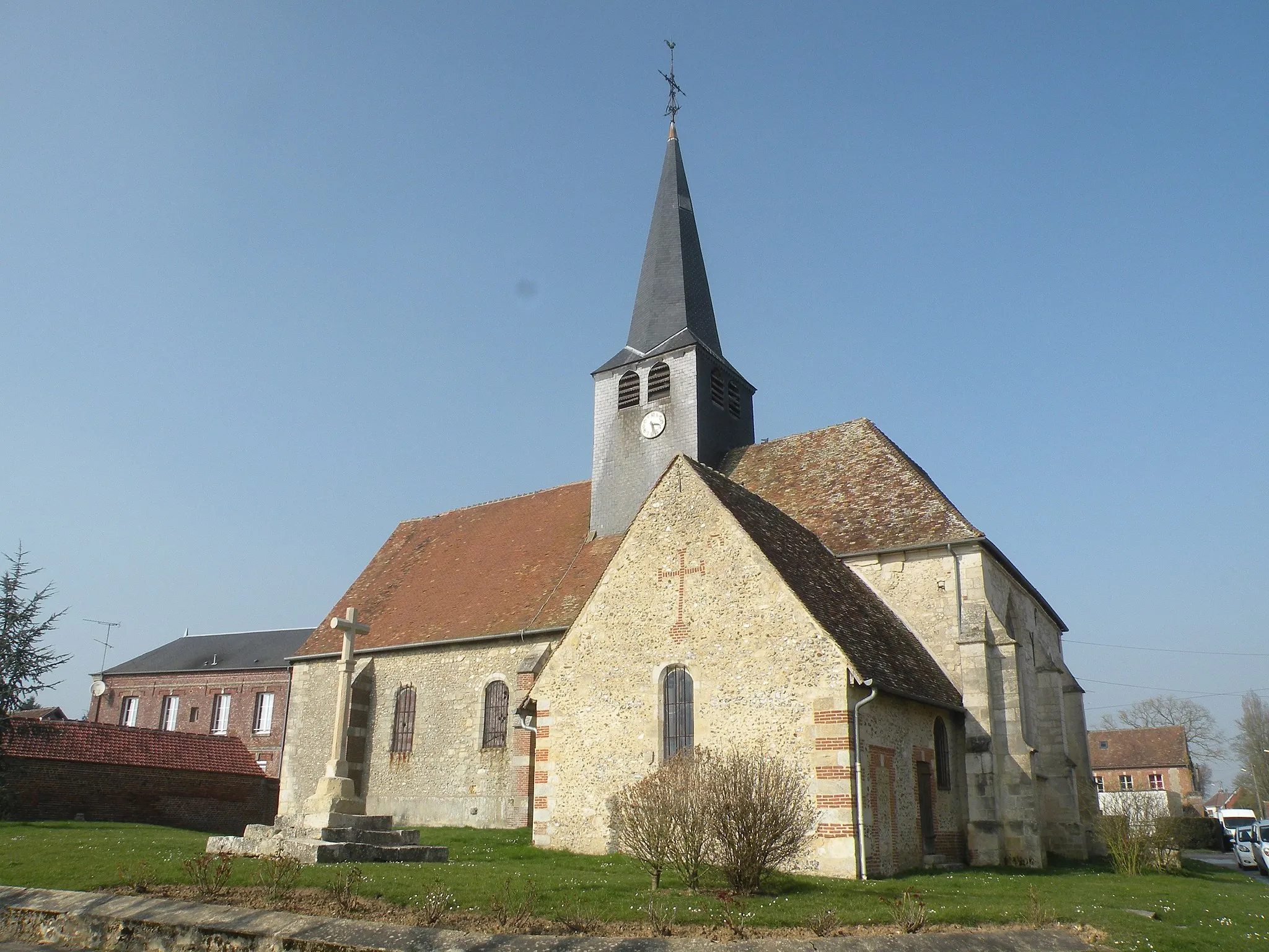 Photo showing: église Saint-Sulpice de Bachivillers