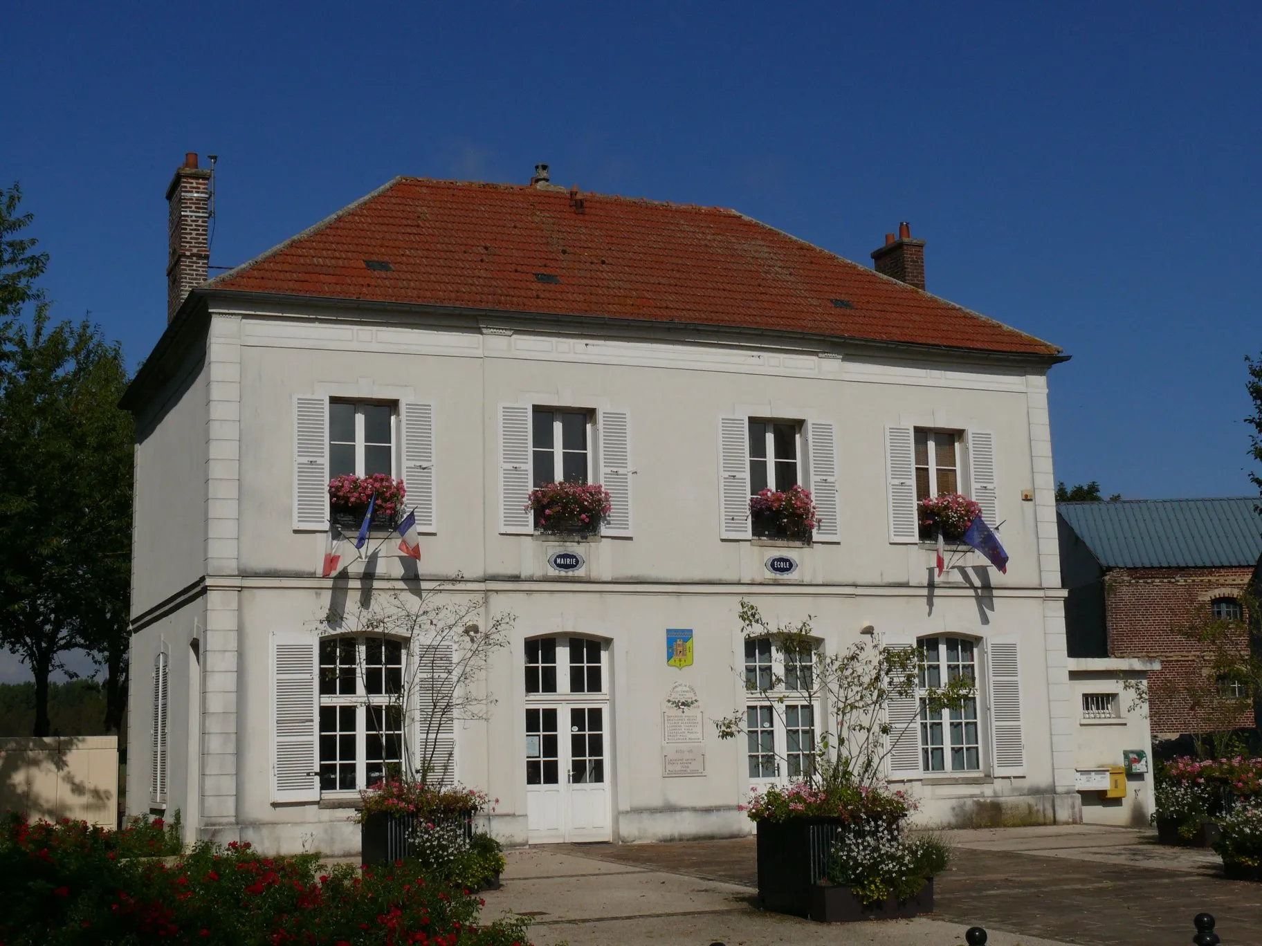 Photo showing: The city hall of Forfry (Seine-et-Marne, Île-de-France, France).
