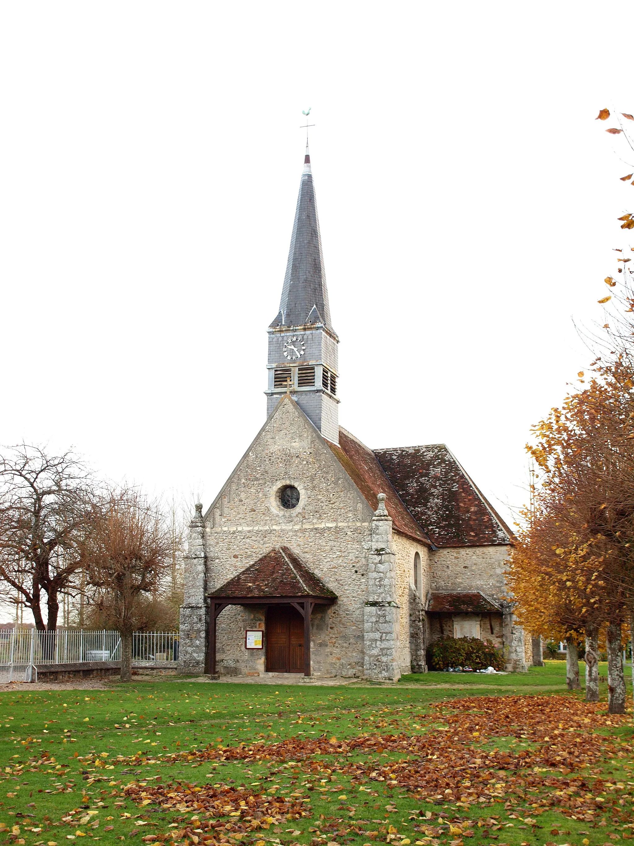Photo showing: Église Saint-Leu de Courquetaine (Seine-et-Marne, France)