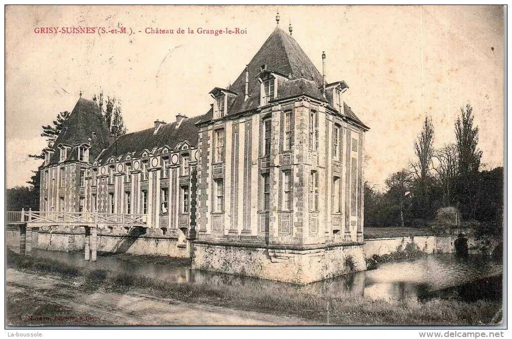 Photo showing: Château de la Grange-le-Roi à Grisy-Suisnes. CPA.