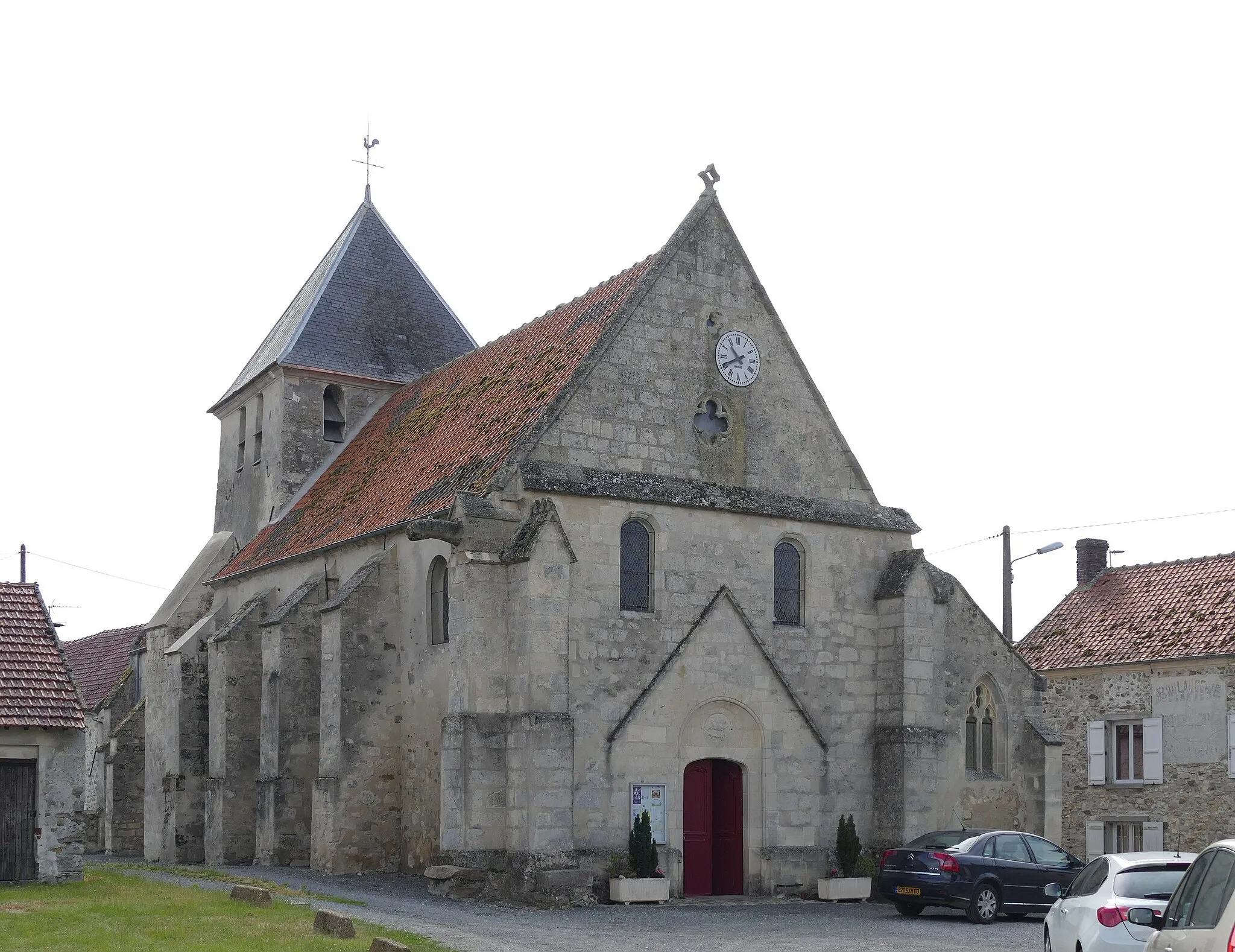 Photo showing: Saint-Étienne's church in Boissy-Fresnoy (Oise, Picardie, France).