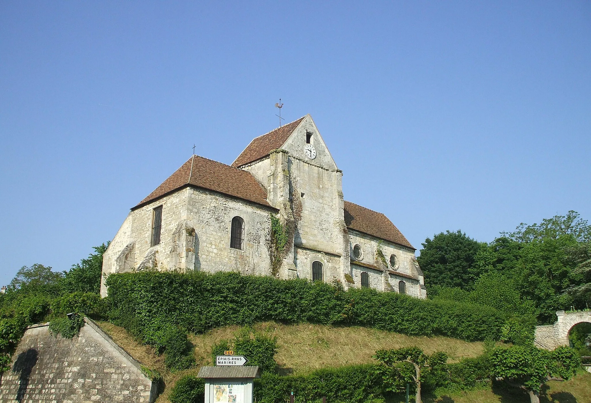Photo showing: Église de Vallangoujard, Val d'oise, France