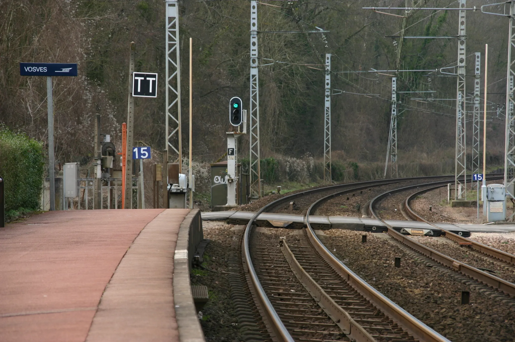 Photo showing: La gare de Vosves,  Dammarie-lès-Lys, département de la  Seine-et-Marne (France)