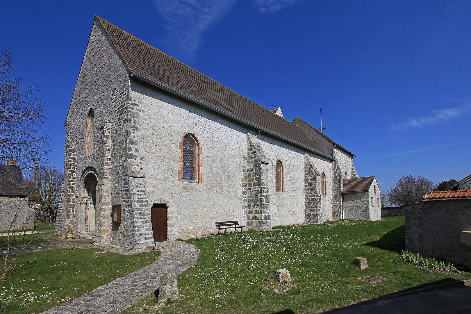 Photo showing: église de Brouy