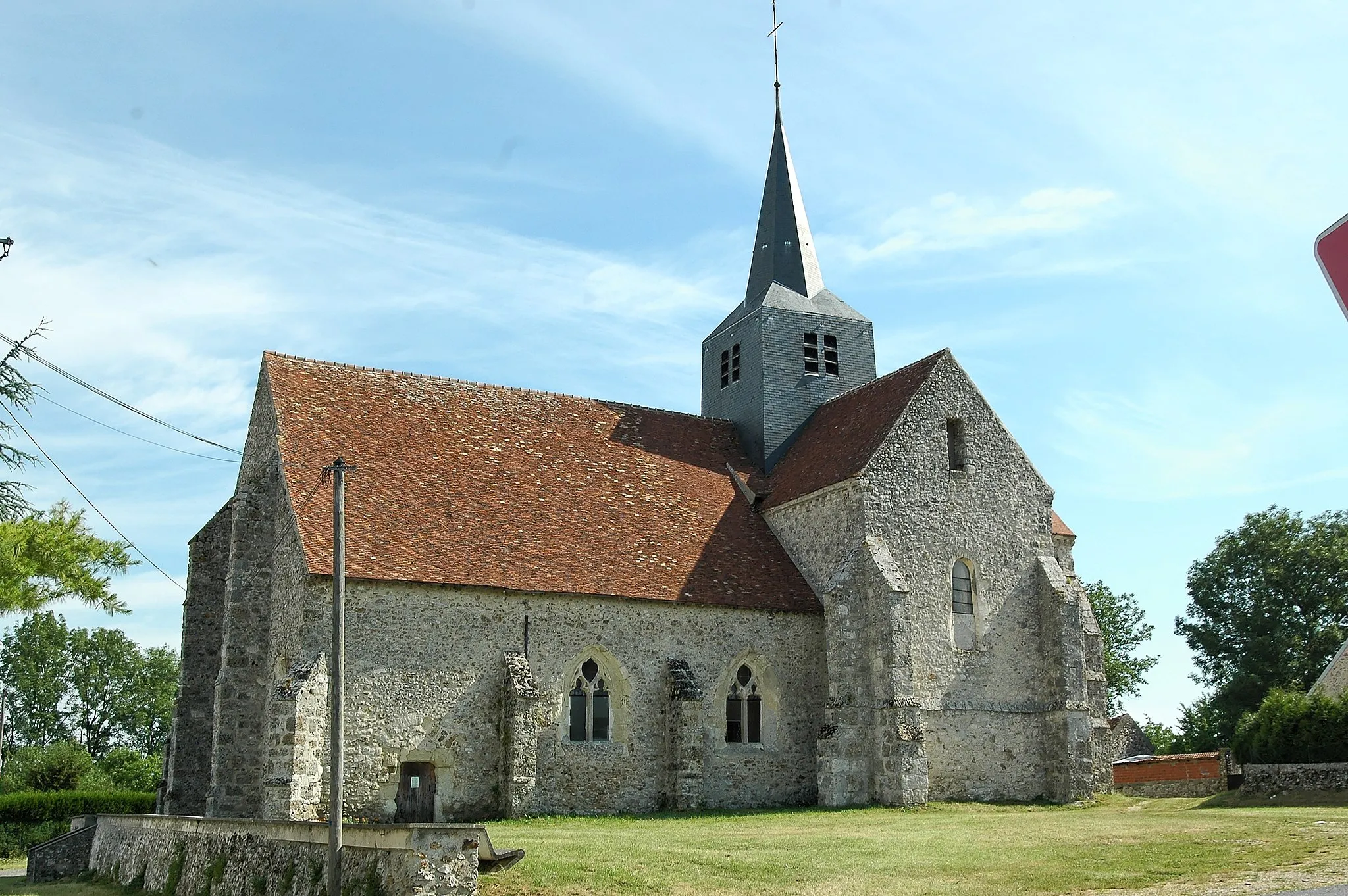 Photo showing: L'église de Marchais-en-Brie.