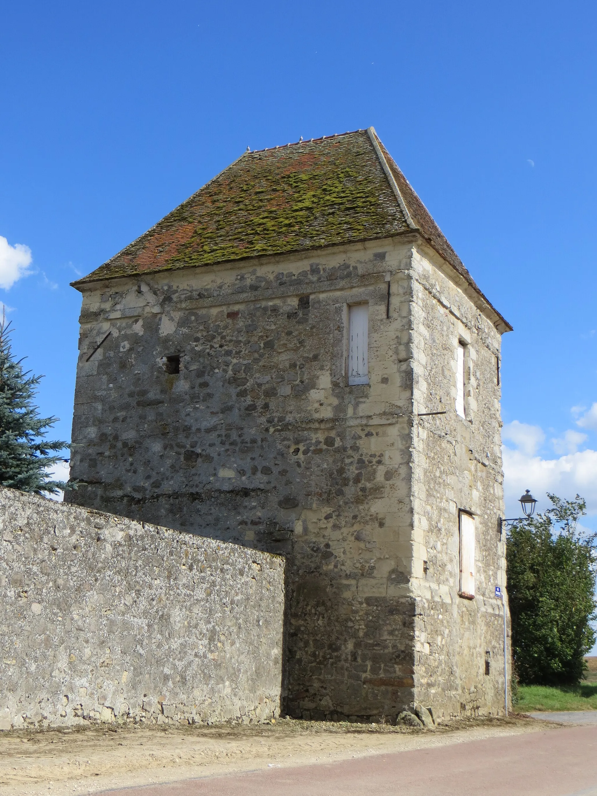 Photo showing: Ferme de Macogny. Vestige du château du XVIIe siècle