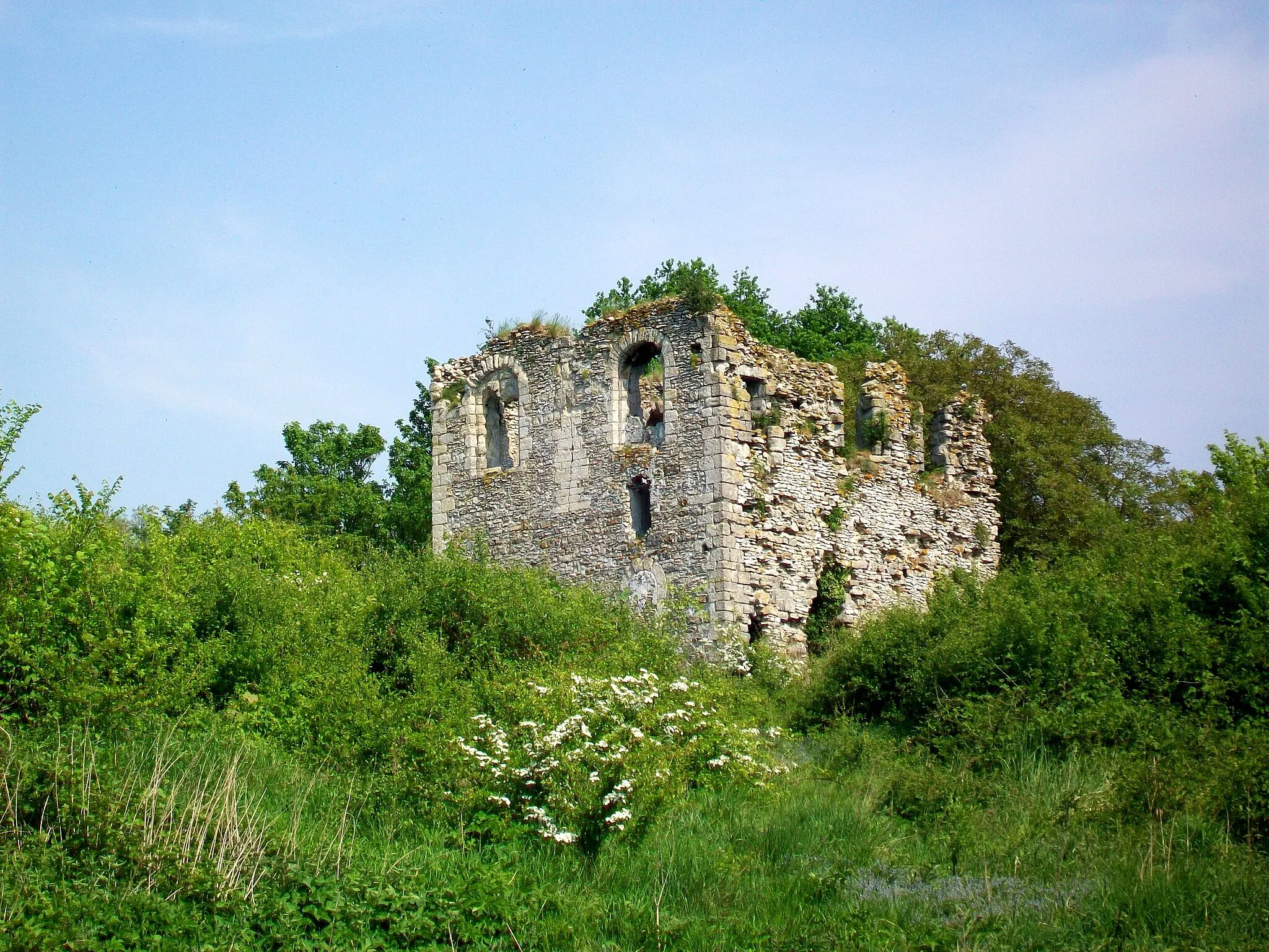 Photo showing: La Tour carrée de Montmélian, depuis le sud-ouest. Manoir de Richard de Vernon de 1205.