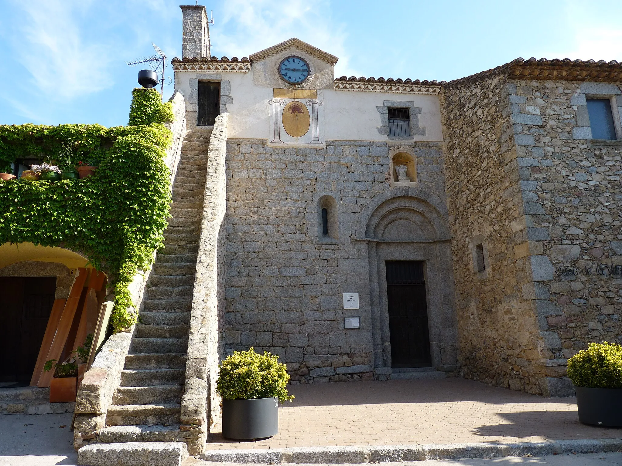 Photo showing: Église Saint Martin, La Vajol (Haut-Ampurdan, Gérone, Catalogne, Espagne)
