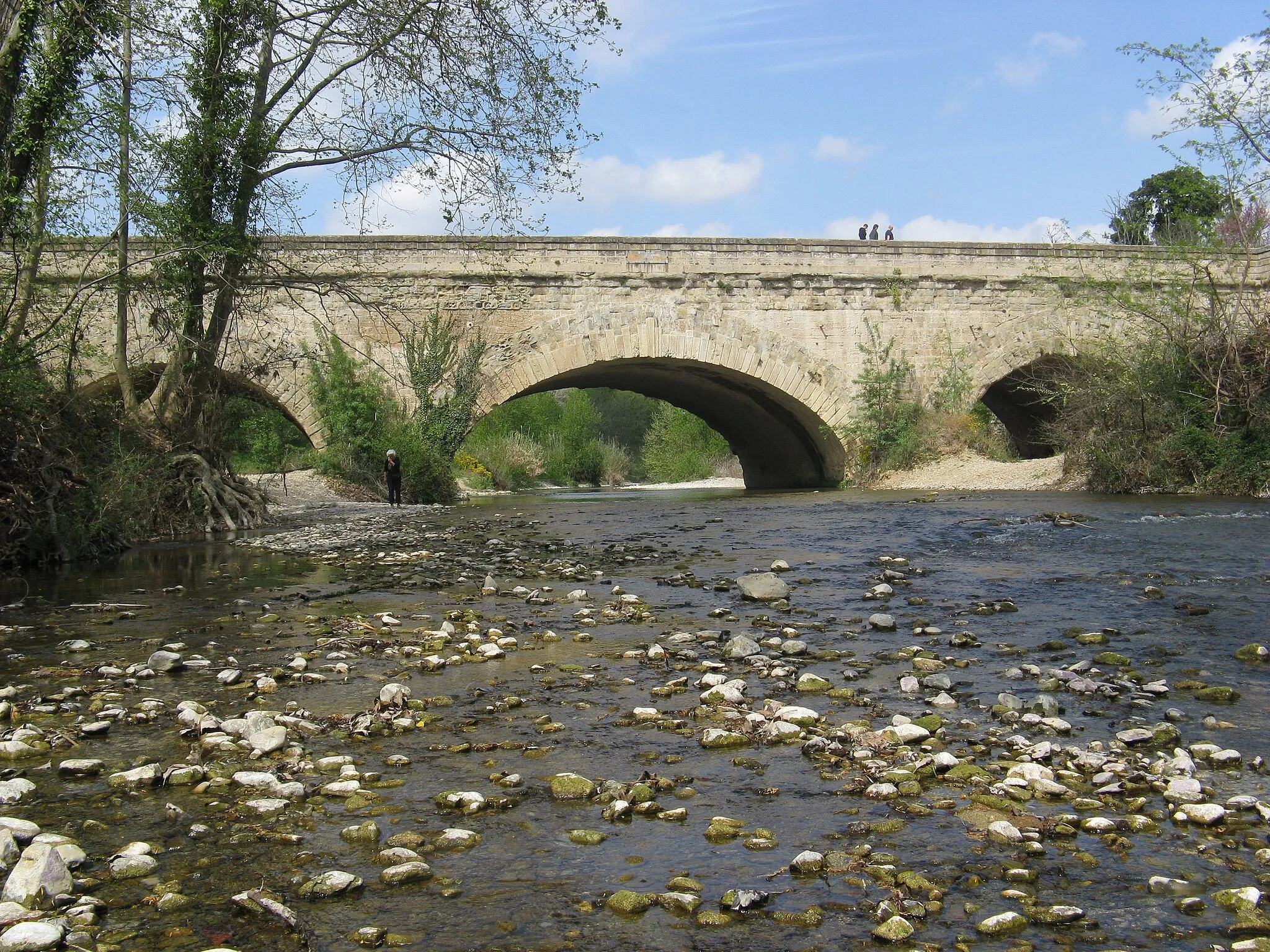 Photo showing: Canal du Midi: Kanalbrücke über die Cesse