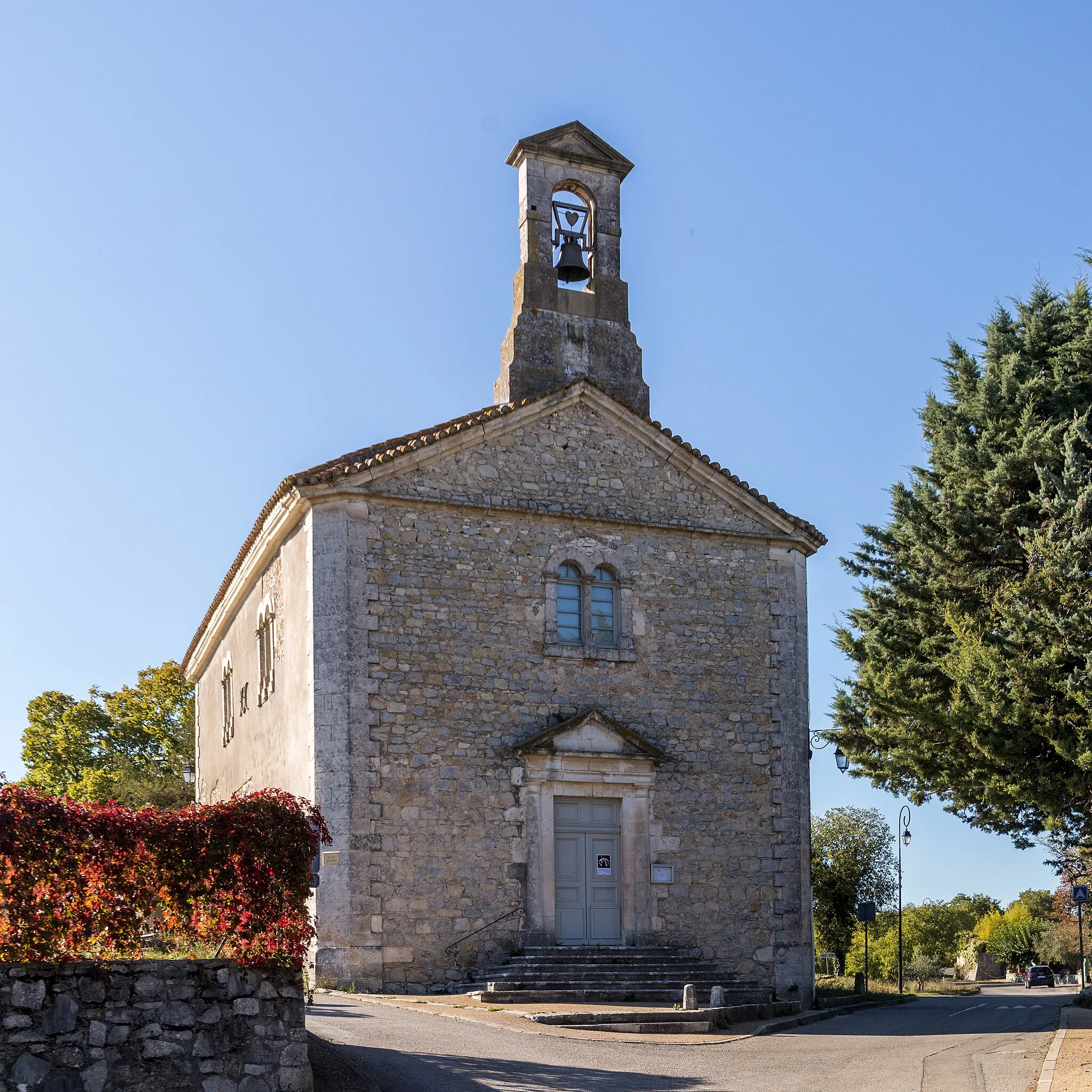 Photo showing: Temple protestant, Fons-sur-Lussan