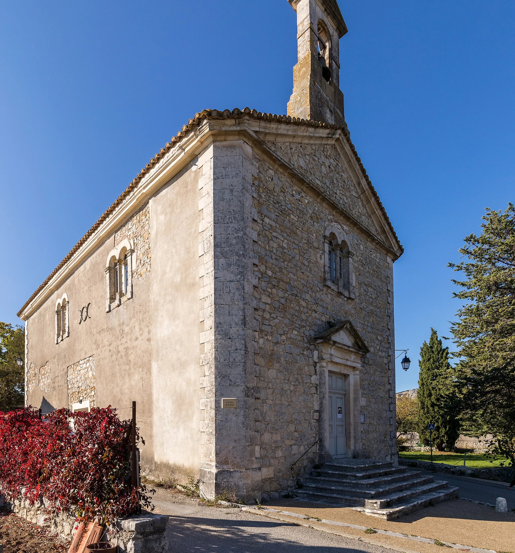 Photo showing: Temple protestant, Fons-sur-Lussan