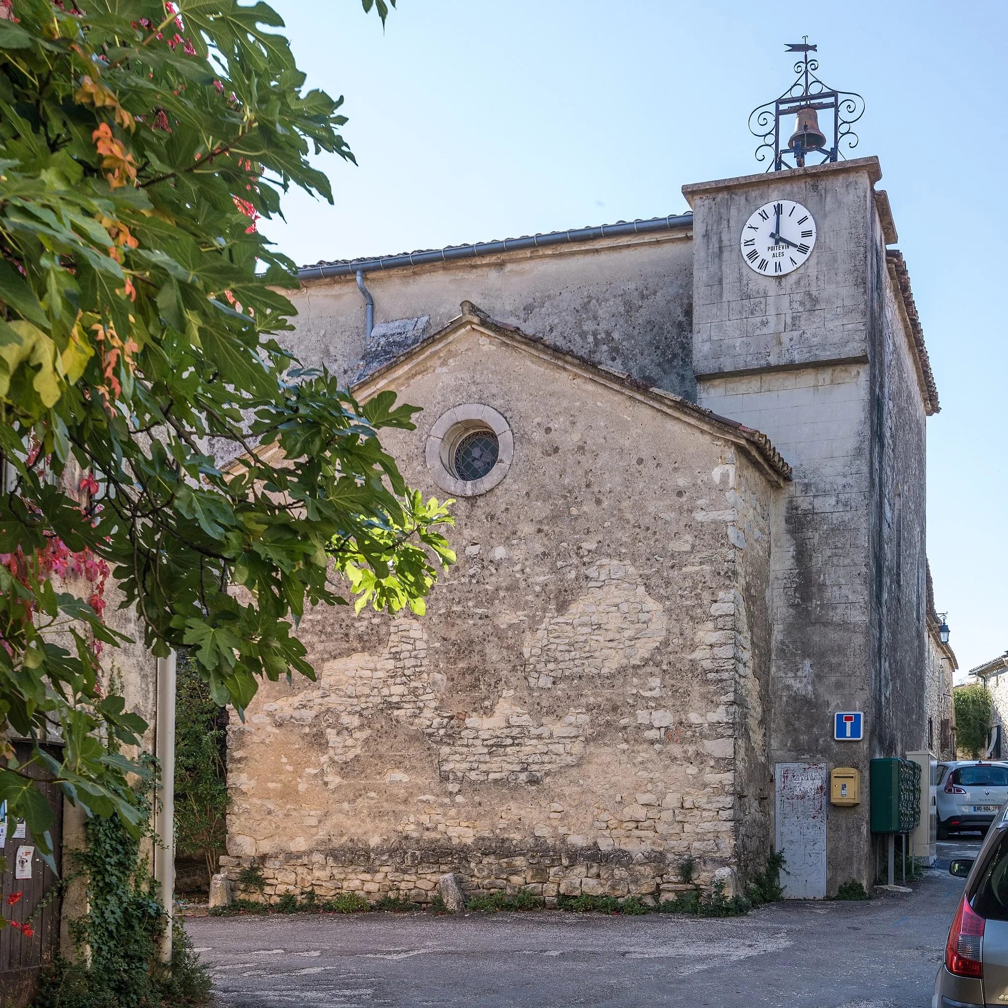 Photo showing: église Saint-Étienne de Fons-sur-Lussan