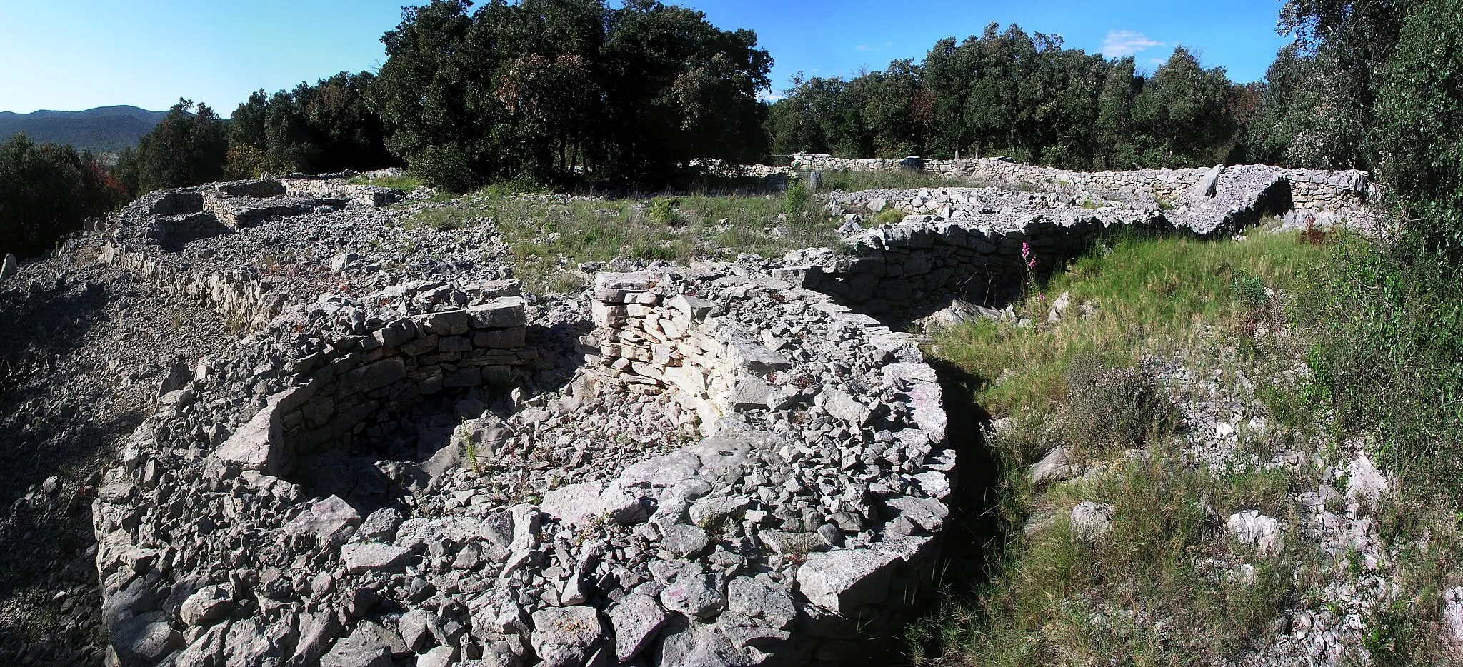 Photo showing: Site archéologique de Boussargues, Argelliers, Hérault, France.