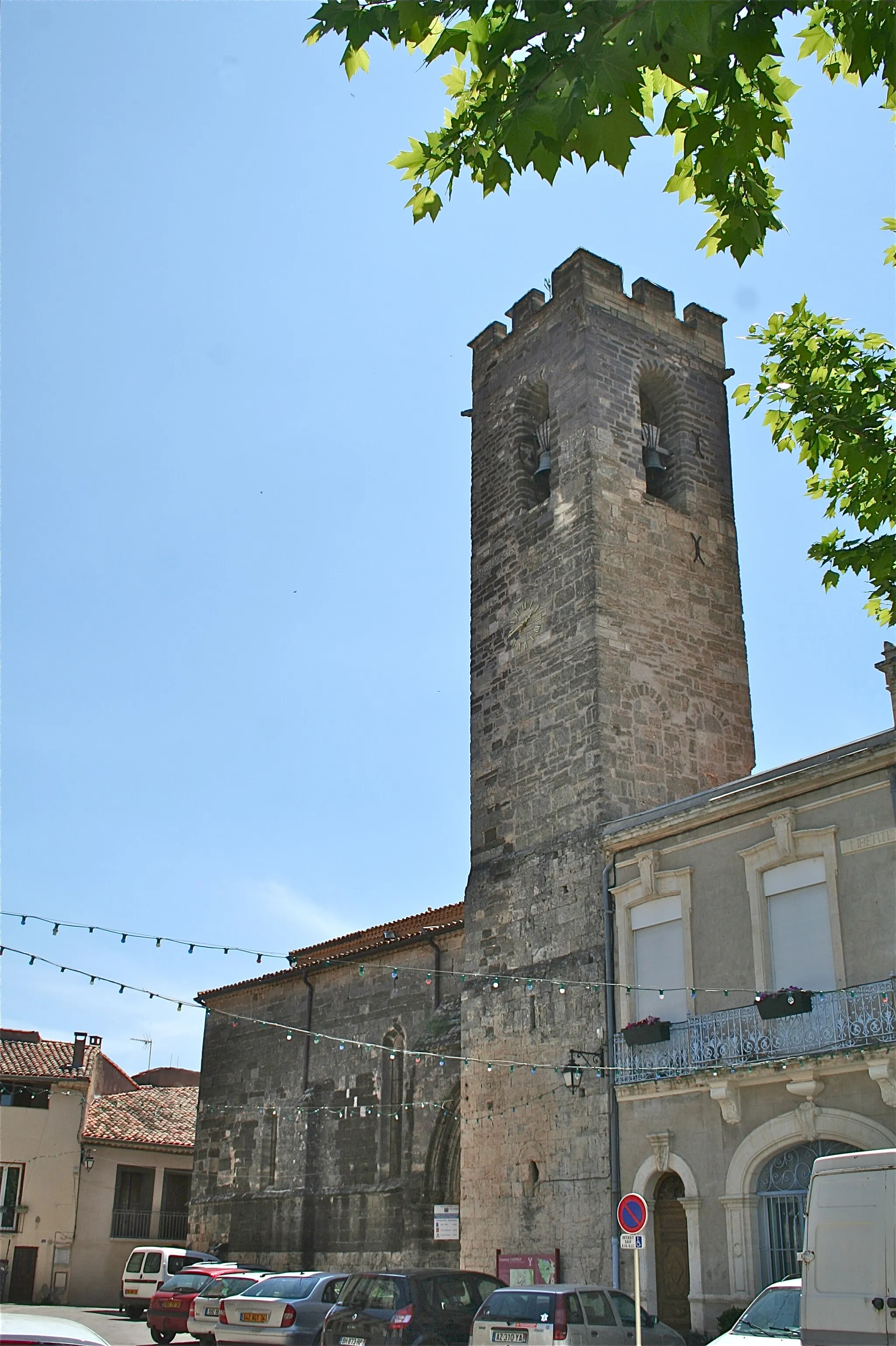 Photo showing: Aspiran (Hérault, France) - église Saint-Julien - clocher