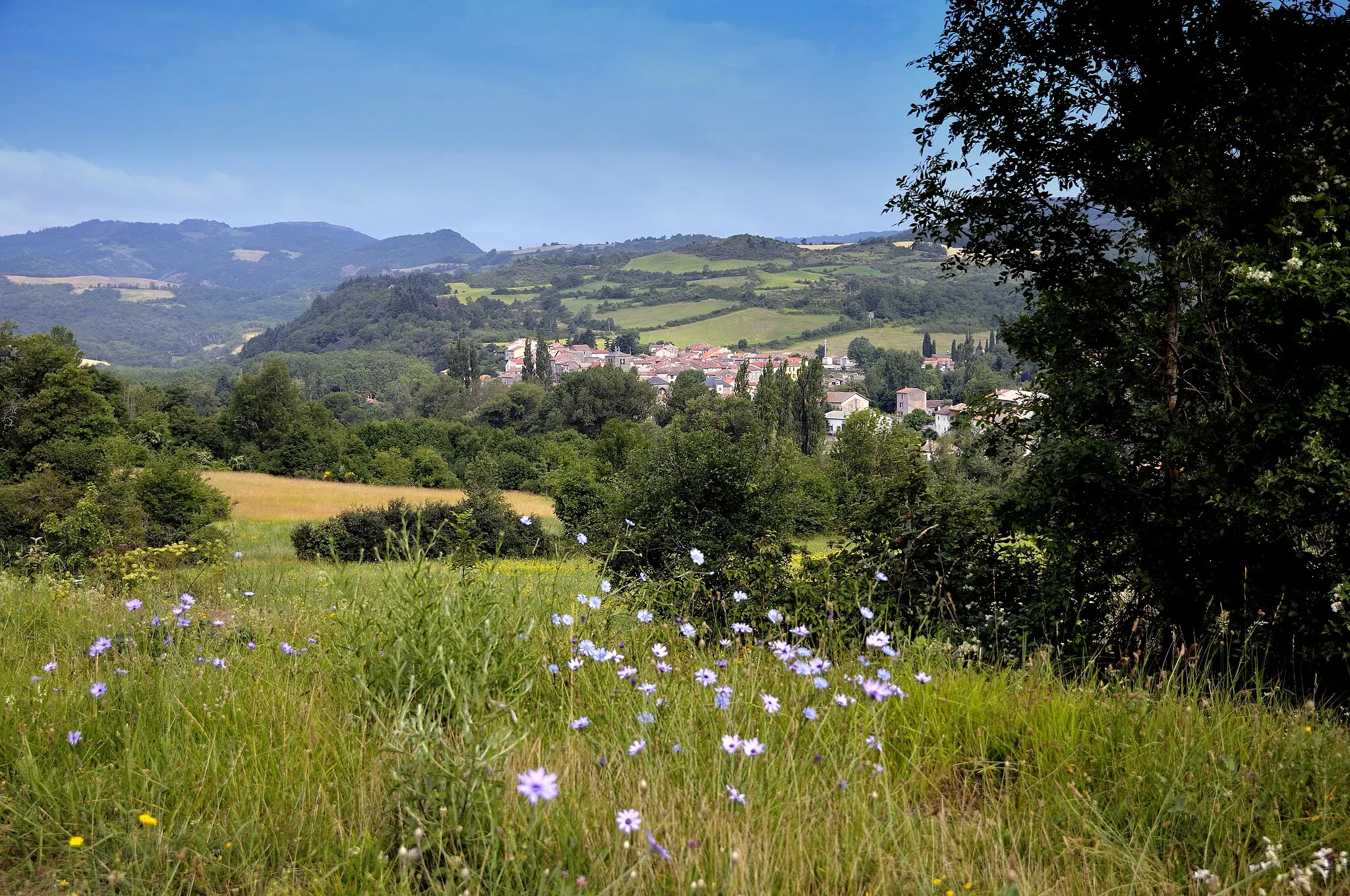 Photo showing: le village de Ceilhes