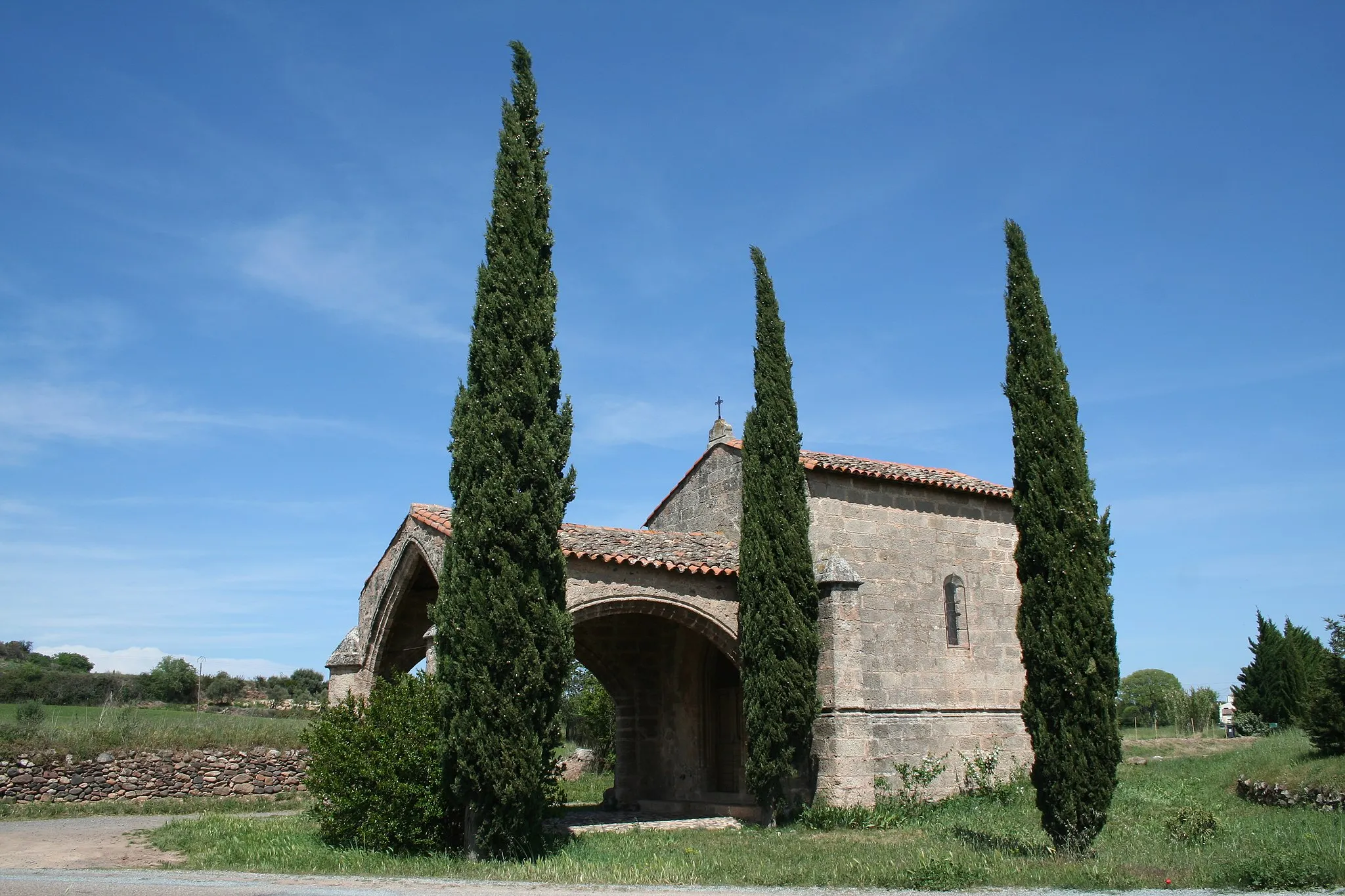 Photo showing: Ceyras (Hérault)- chapelle Notre-Dame de l'Hortus (XIVe - XVe siècle).
