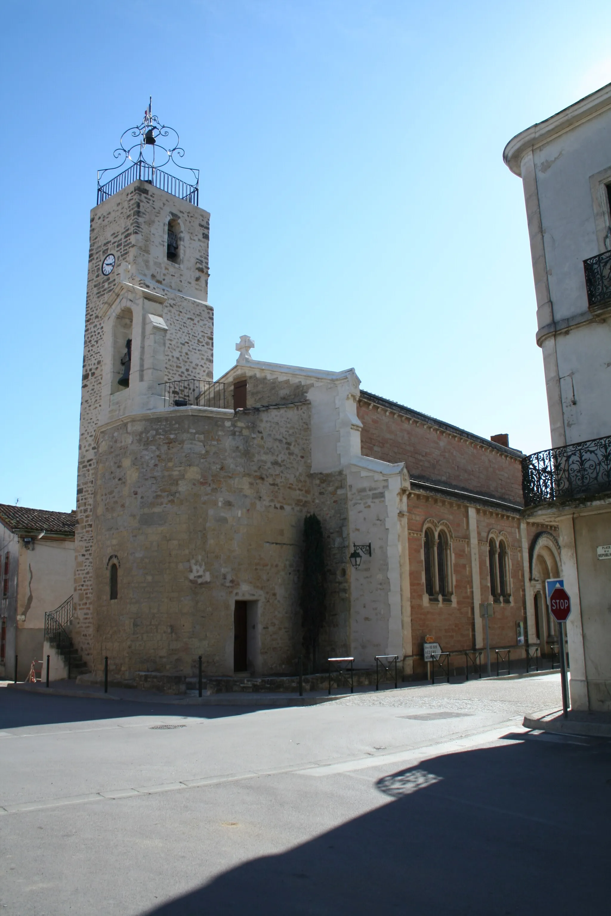 Photo showing: Lieuran-lès-Béziers (Hérault) - église Saint-Martin.